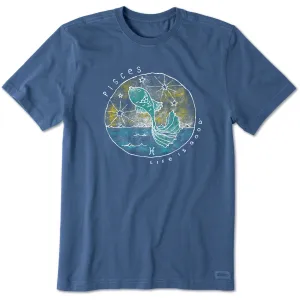 Men's Trippy Pisces Short Sleeve Crusher Tee baby shower LongLastingColor