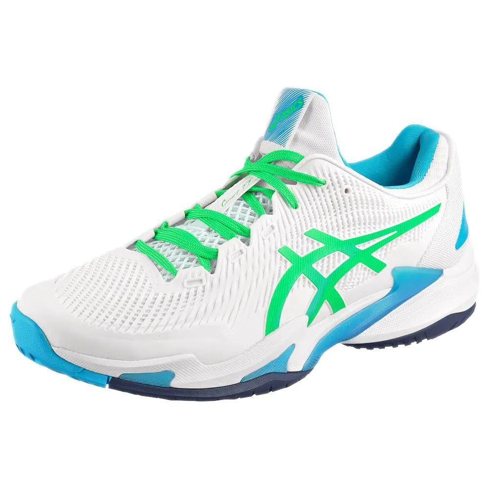 Water   Resistant Asics Men's Court FF 3 - White/New Leaf