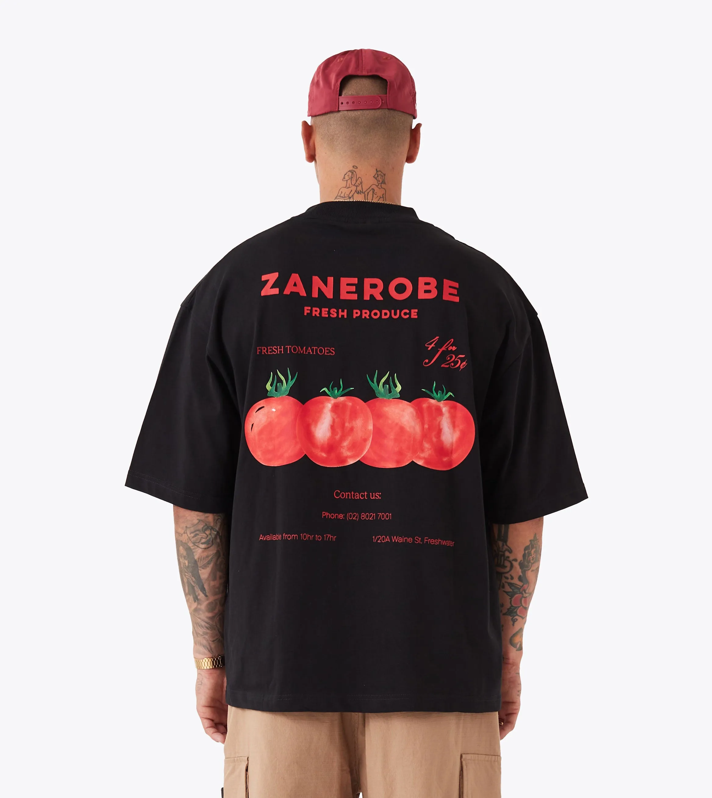 Fresh Produce Flow Tee Black Ultimate Wear Breathable Comfort