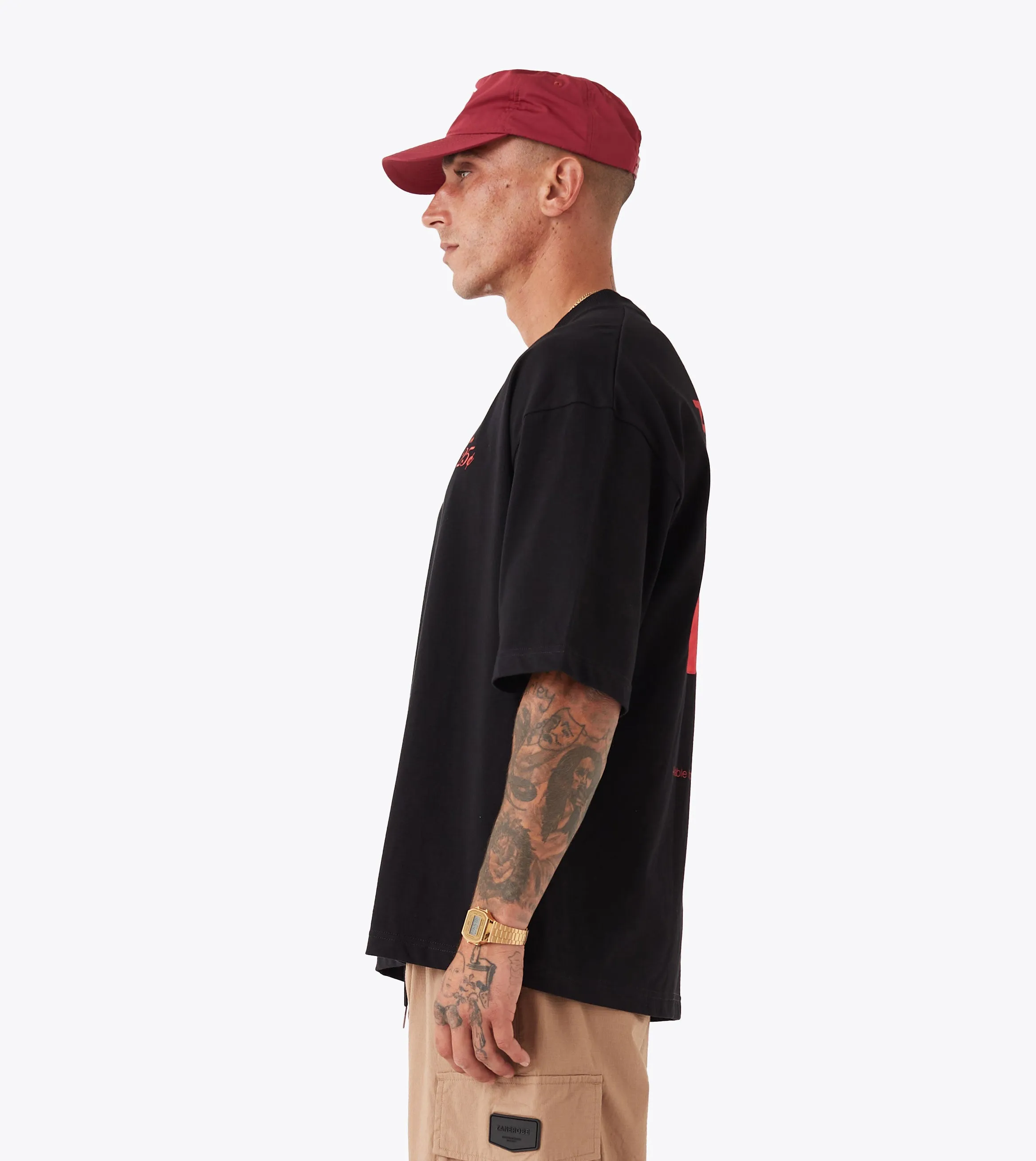 Fresh Produce Flow Tee Black TemperatureRegulating Trendy Piece