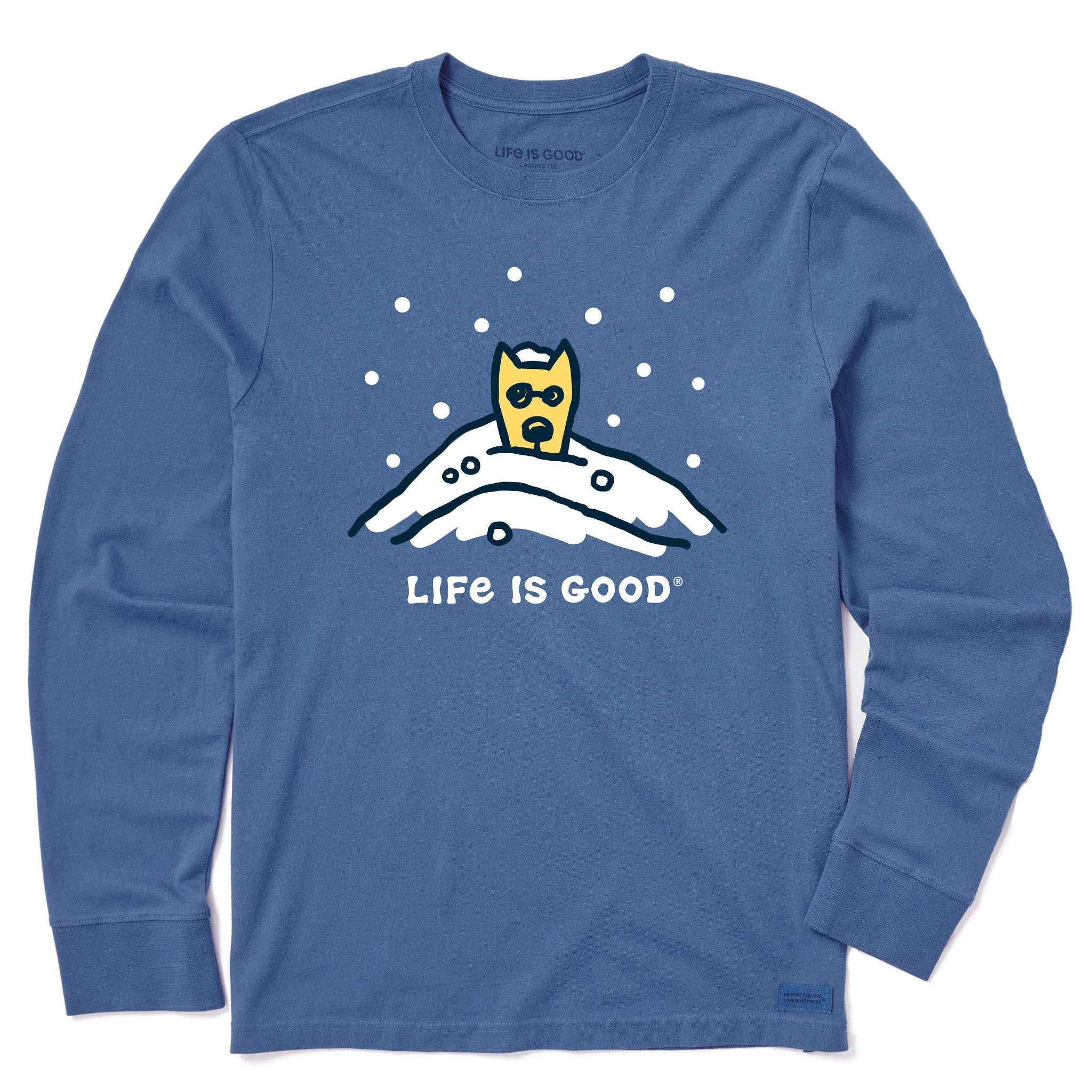 Men's Rocket Snow Pile Long Sleeve Crusher Tee Chill Mode Fit