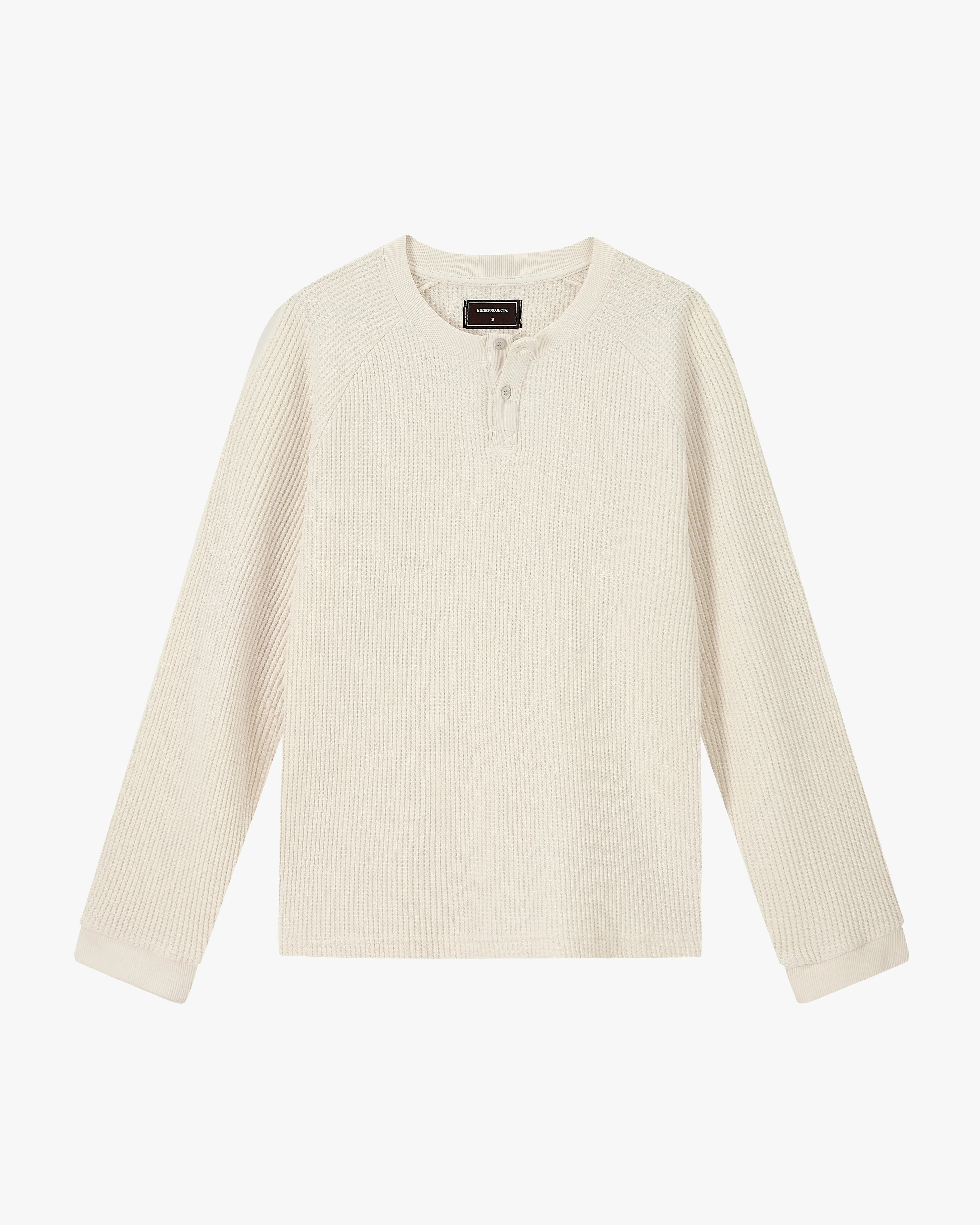 Temperature Regulating Lining LowImpact Dye Global Soon Waffle Polo Off-White