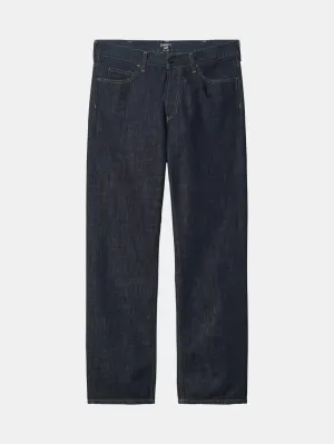 Flat Lock Stitching Marlow Jeans Blue Rinsed