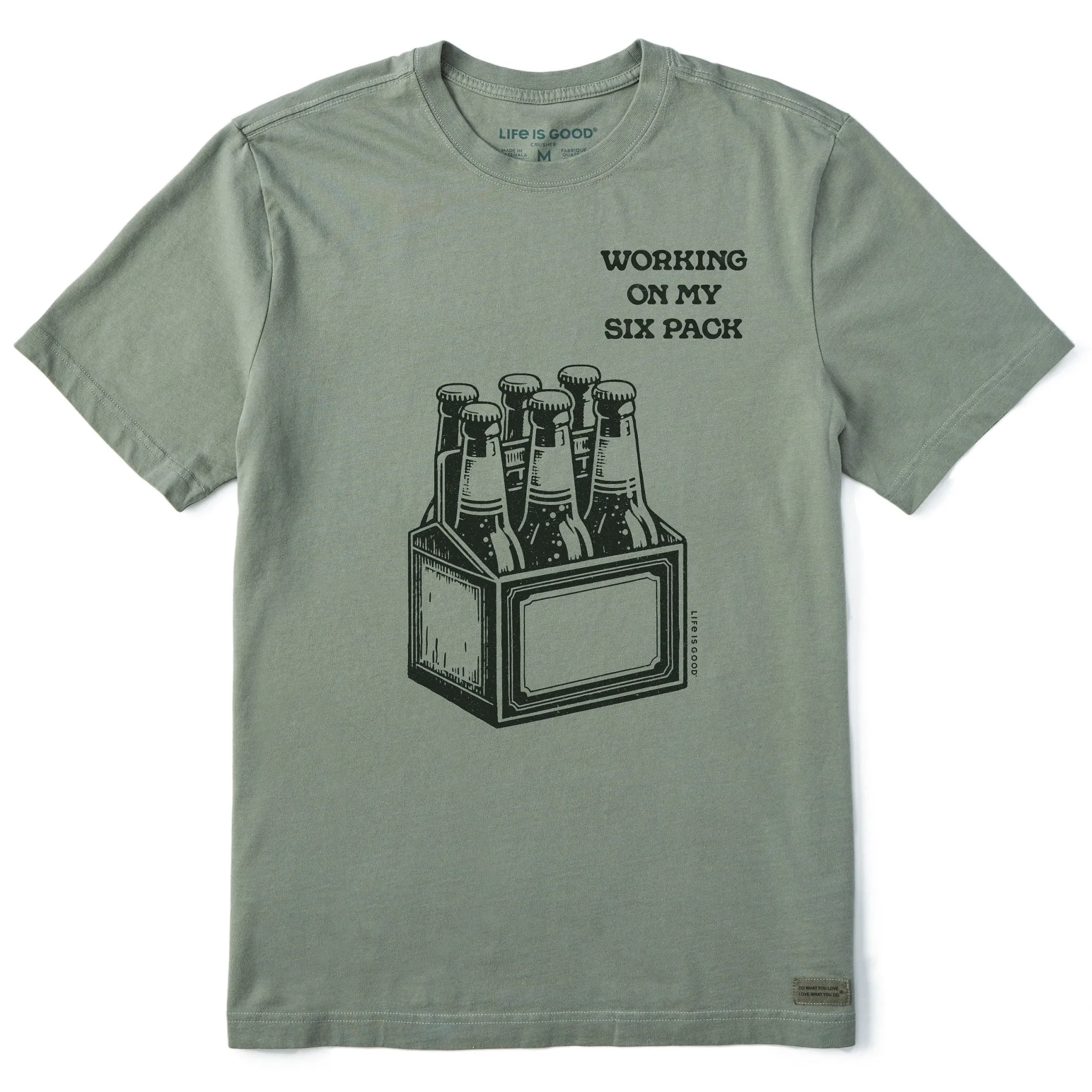 Modern Twist tall size Men's Workin on My Six Pack Short Sleeve Tee