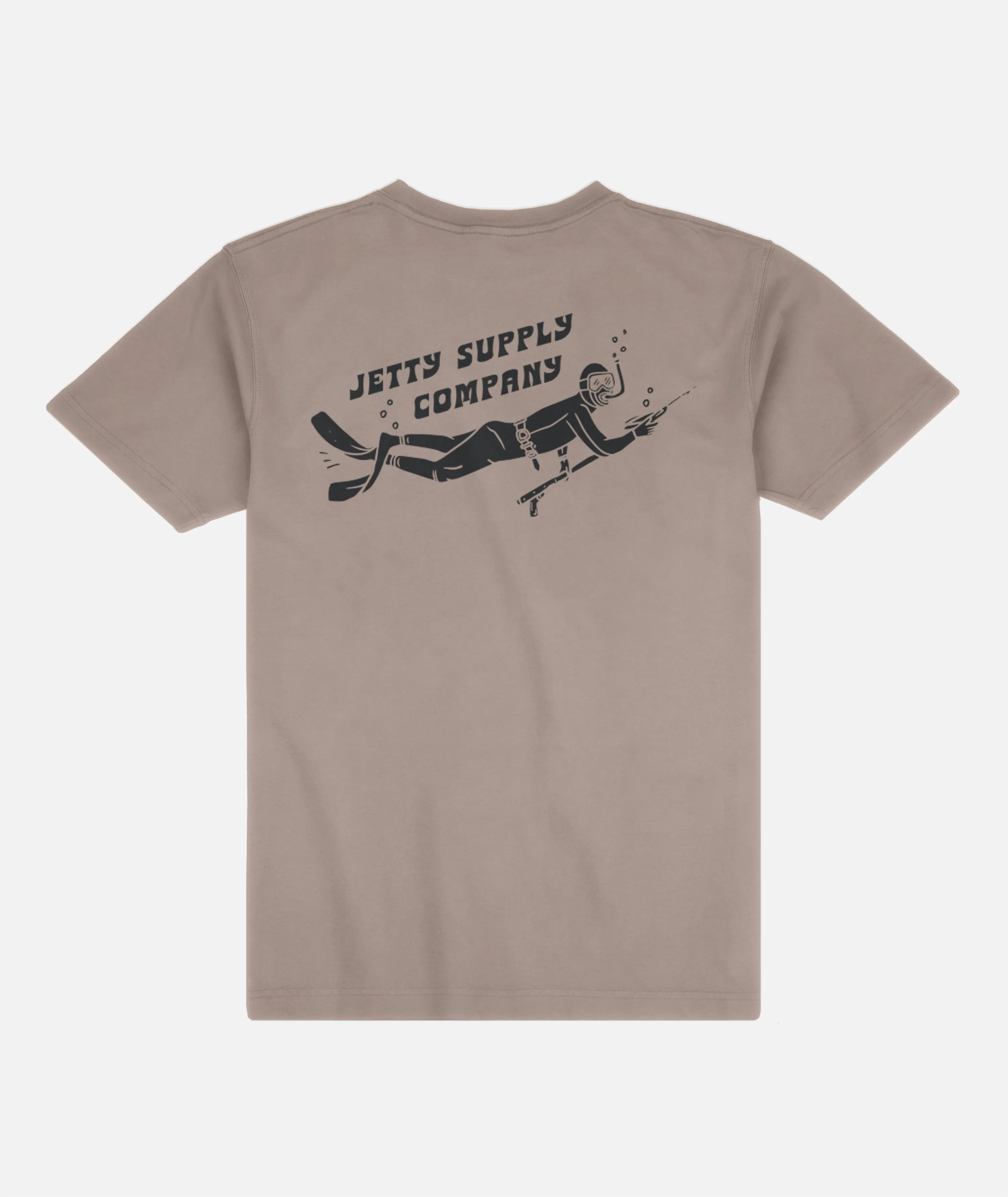 Spearfisher Tee - Cinder Comfy Active Fit EasyCareFinish