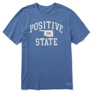 Men's Positive State Oklahoma Short Sleeve Crusher Tee MoistureControlFibers Recycled Polyester