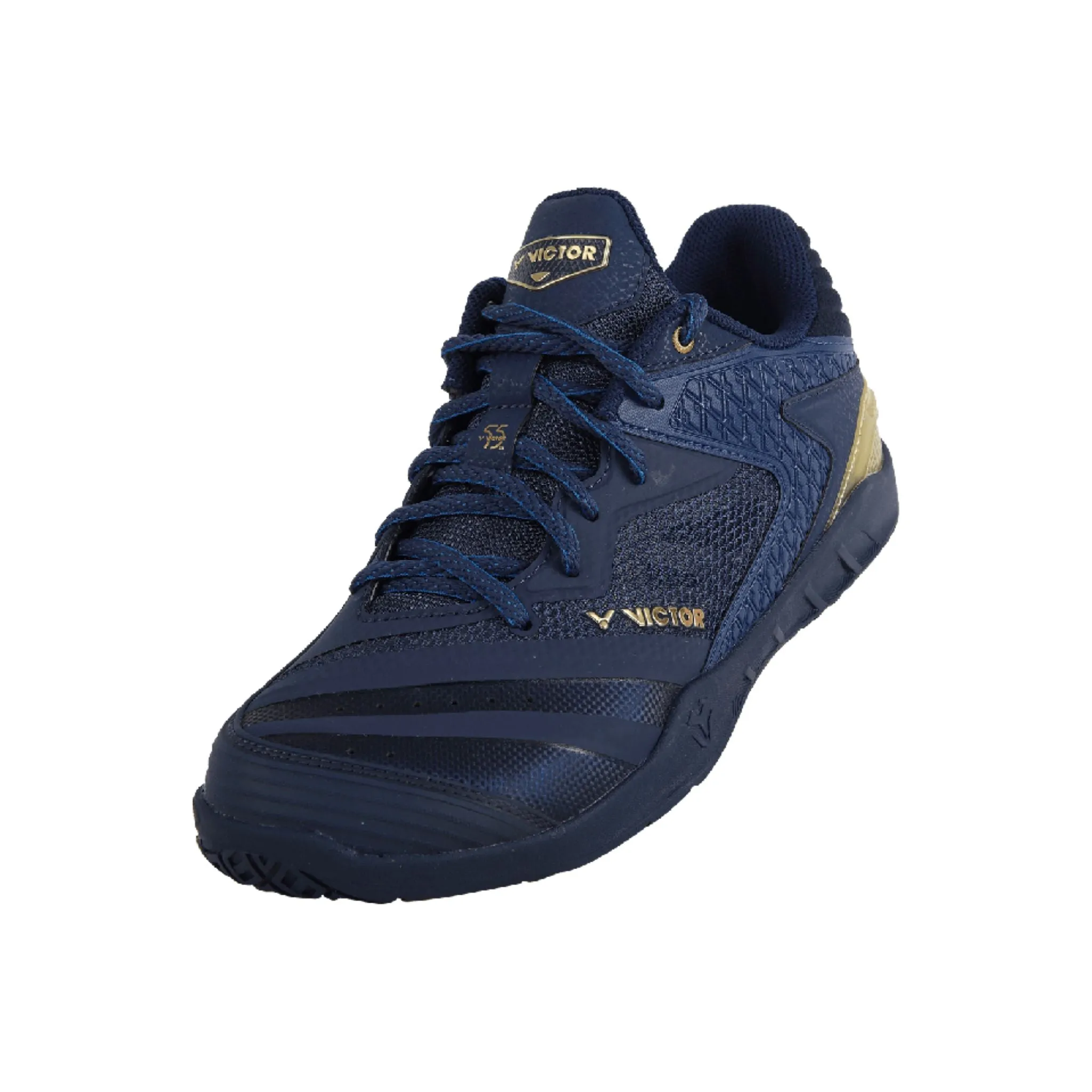 Multi-functional breathability Victor 55th Anniversary Badminton Shoes [Medieval Blue/Gold] P9200III-55 BX