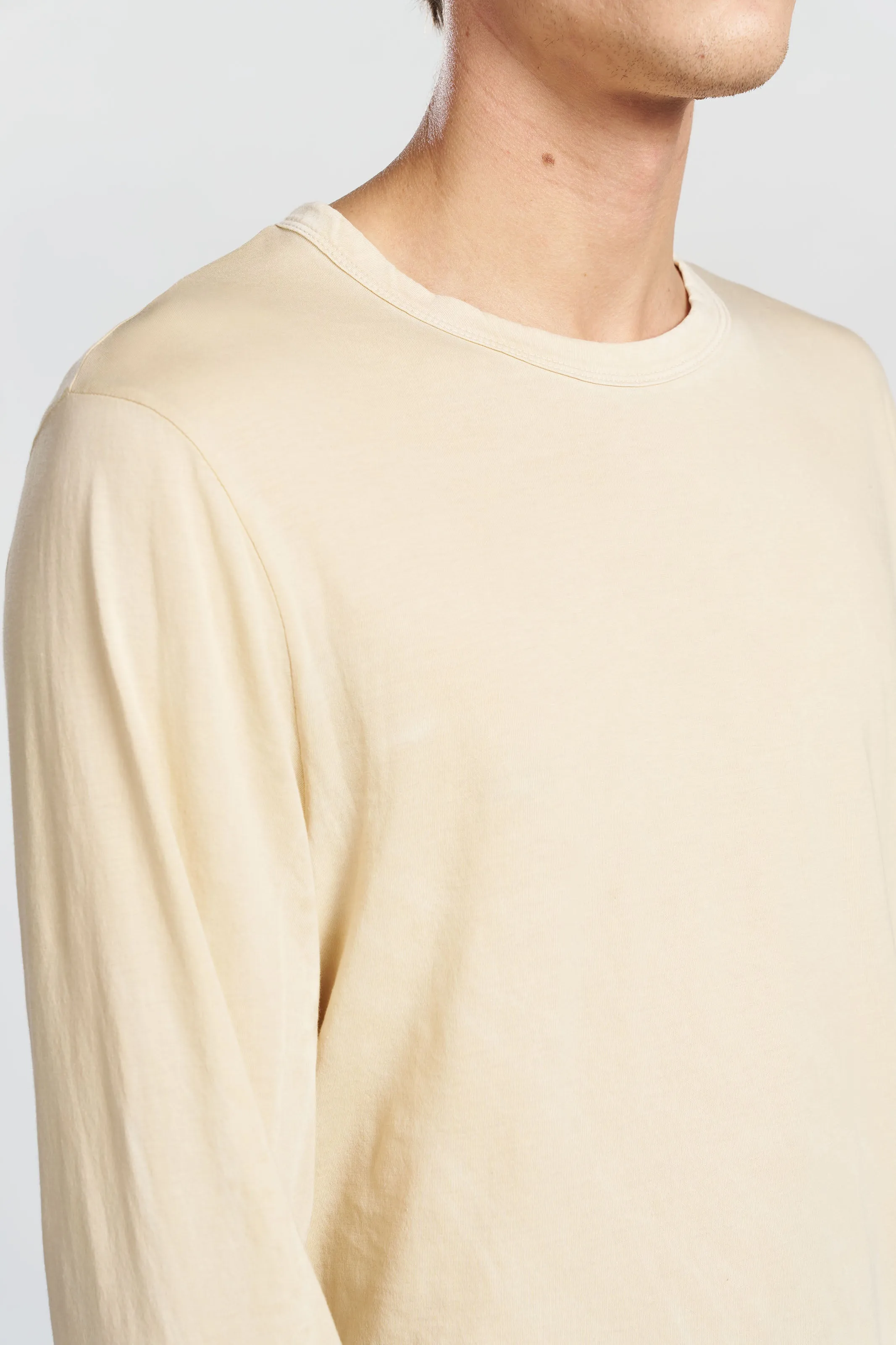 Flexible Fit Design Urban Style Classic Crew Long Sleeve Shirt