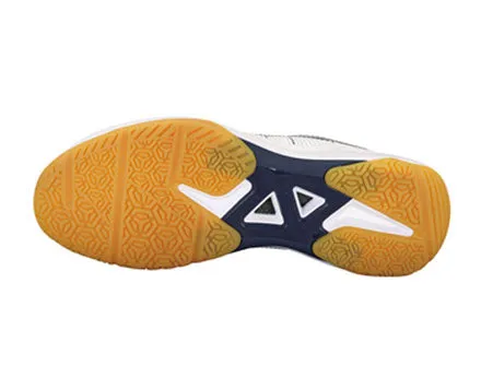 Shock absorption Li Ning Lei Ting Indoor Court Shoe Unisex [White/Blue] AYAS018-5