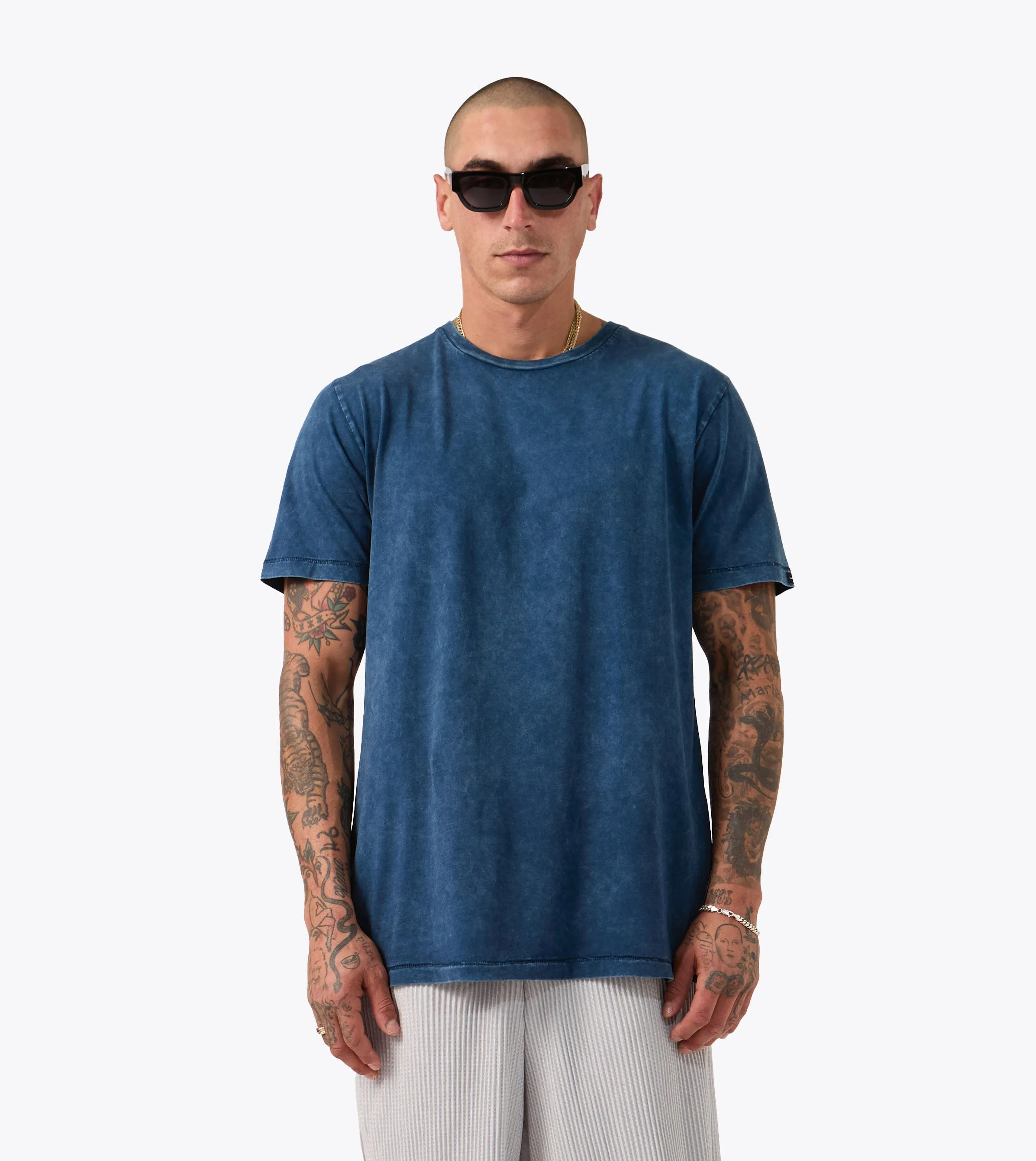 light layering Flintlock Tee GD Navy