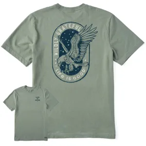 Men's Wildly Grateful Short Sleeve Crusher Tee Colorfast Material Holiday Trend