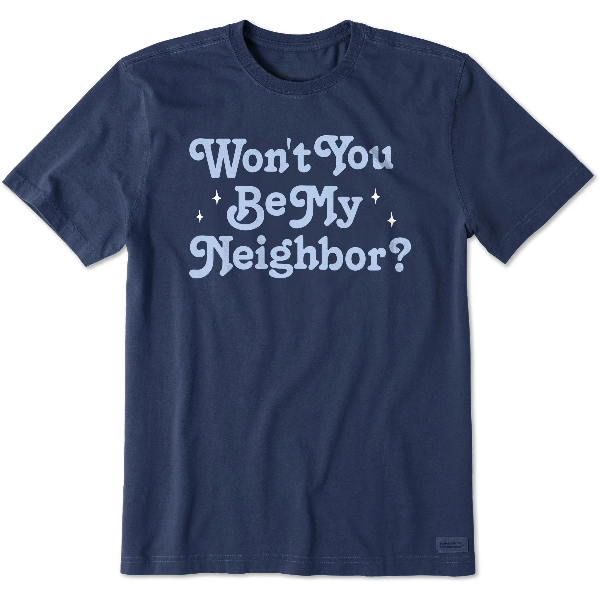 Men's Won't You Be My Neighbor Short Sleeve Tee Elderly Comfort
