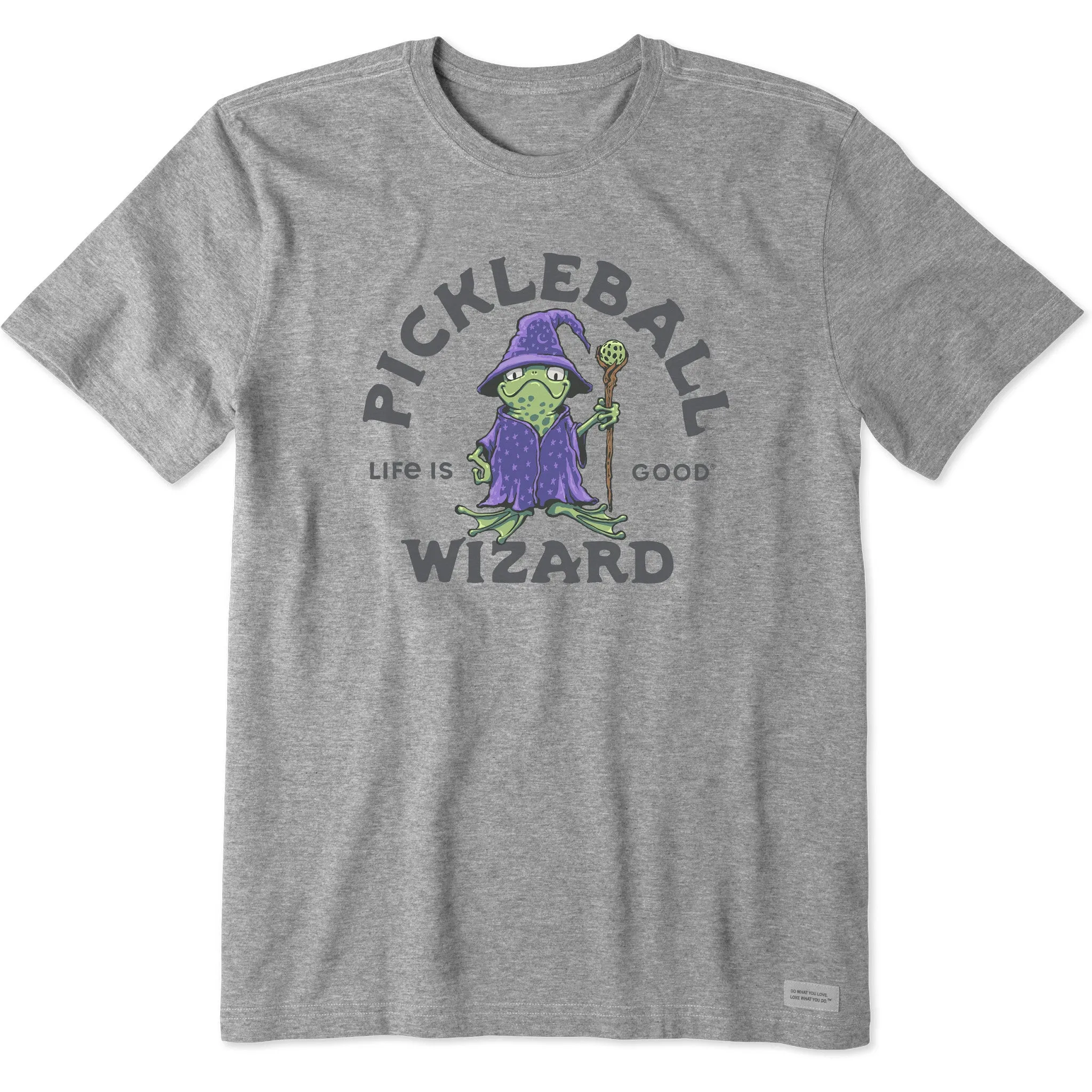 college Men's Pickleball Wizard Frog Short Sleeve Tee