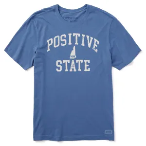 Essential Fashion Men's Positive State New Hampshire Short Sleeve Crusher Tee