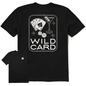 Men's Wild Card Short Sleeve Tee Quick Comfort Wear Effortless Fashion