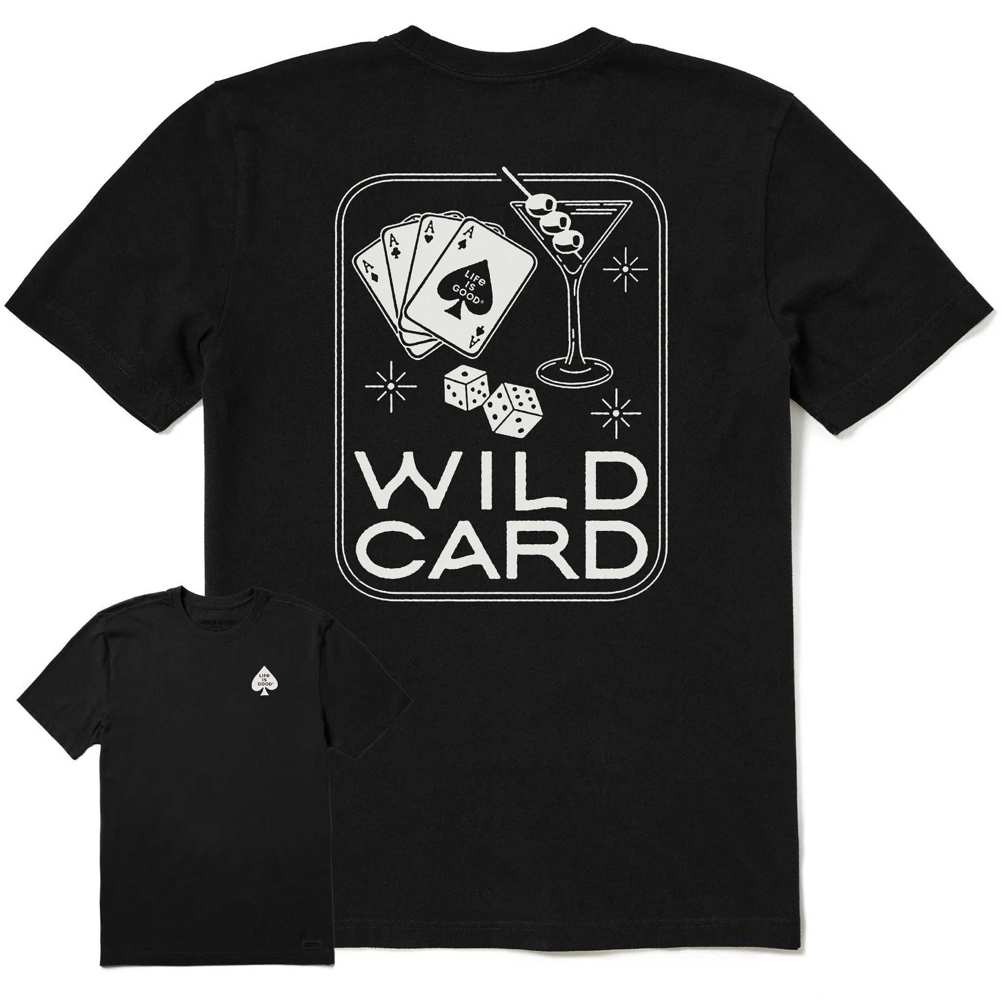 Work efficiency Men's Wild Card Short Sleeve Tee