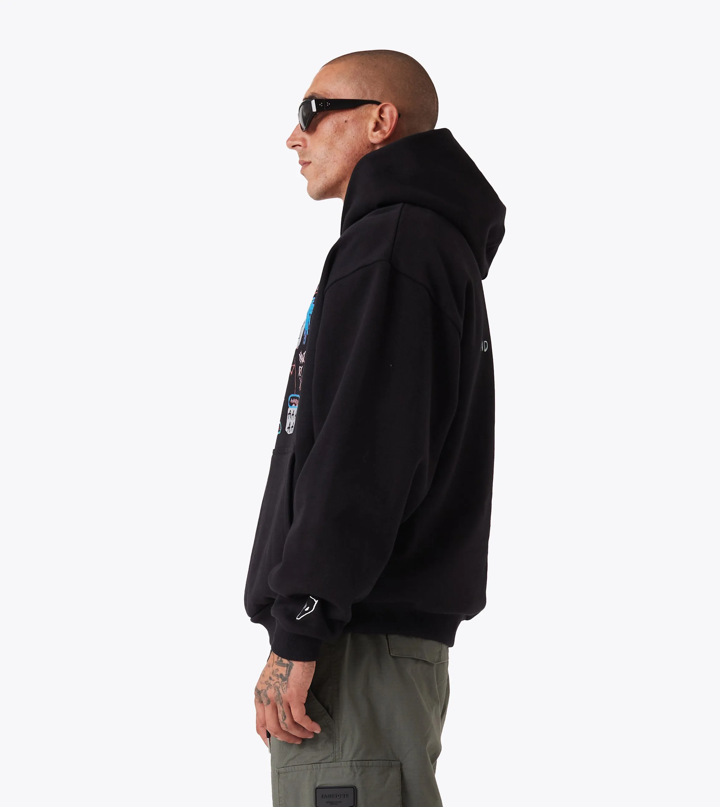 Musonga Box Hood Black aesthetic features Cozy All Season