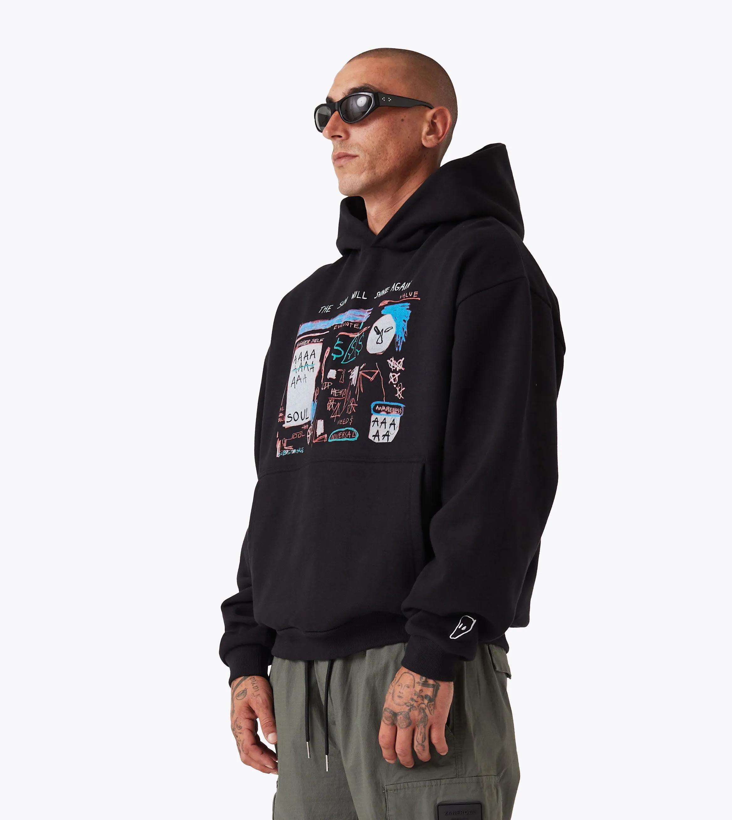 Musonga Box Hood Black Layer Sporty Tall