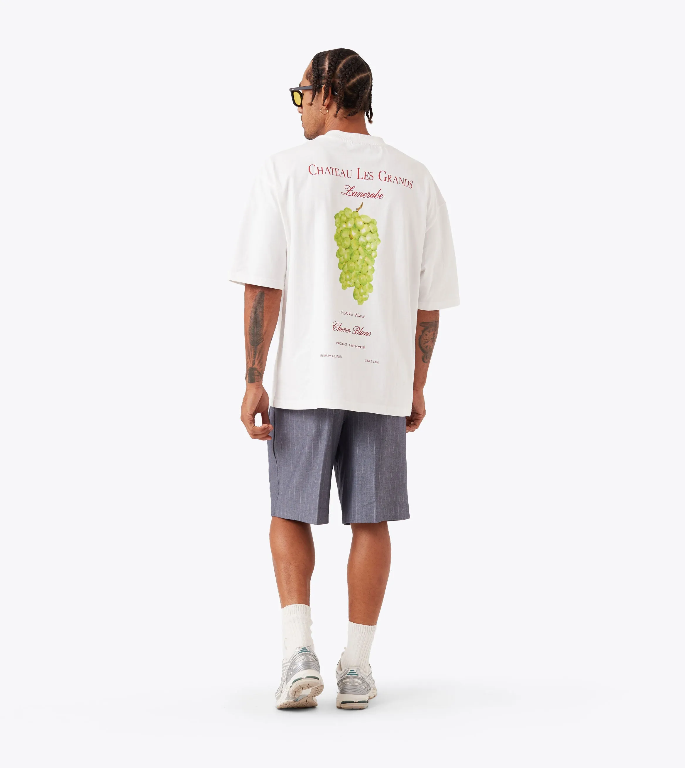 Practical Wear All-Day Wear Chateau Les Zanerobe Flow Tee Vintage White