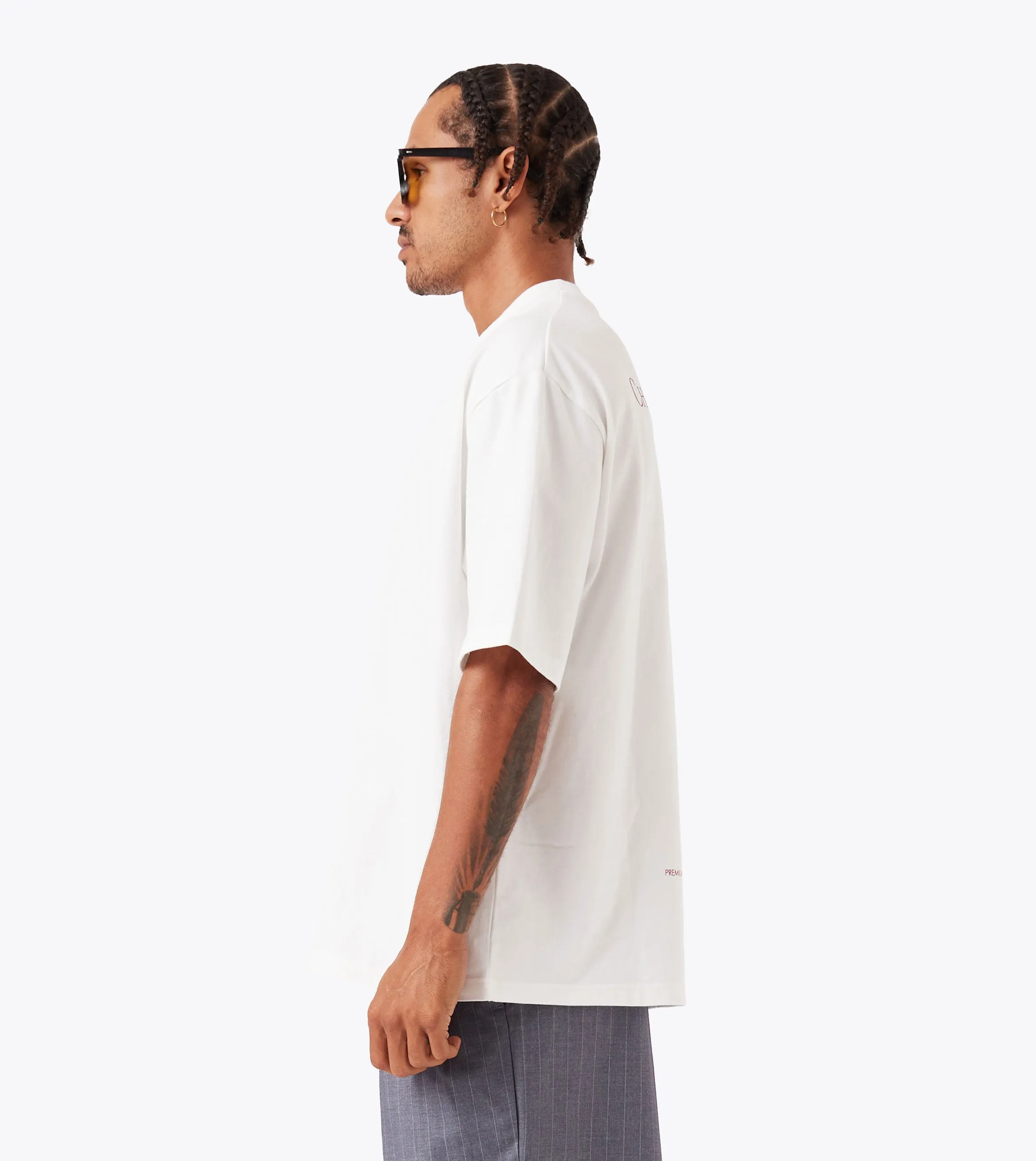 QuickDryTechnology Relax Trend Chateau Les Zanerobe Flow Tee Vintage White