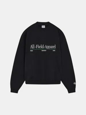Casual Layer Easy Layer All Field Apparel Oversized Crewneck Sweatshirt