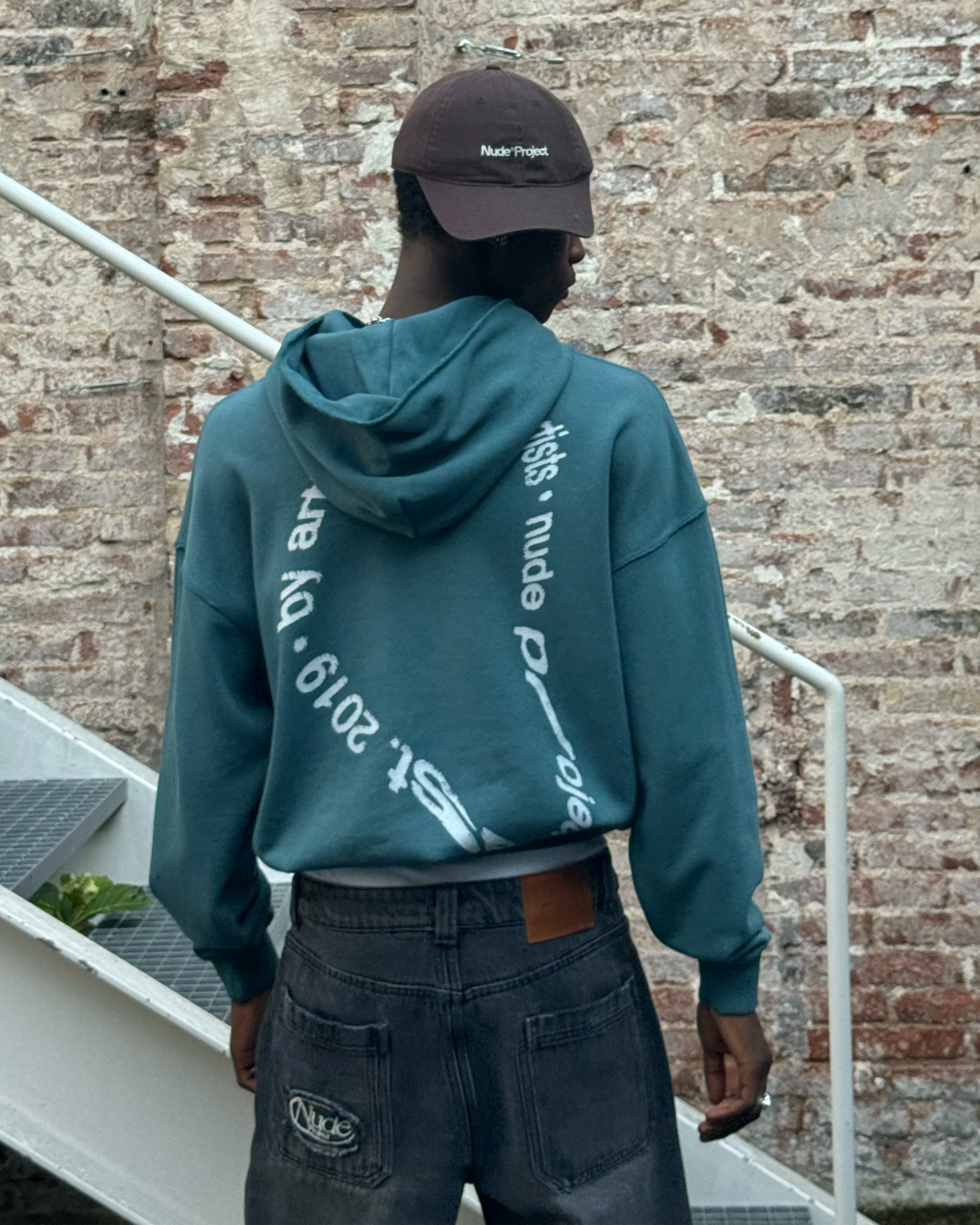 weekday wear men Gallery Hoodie Green