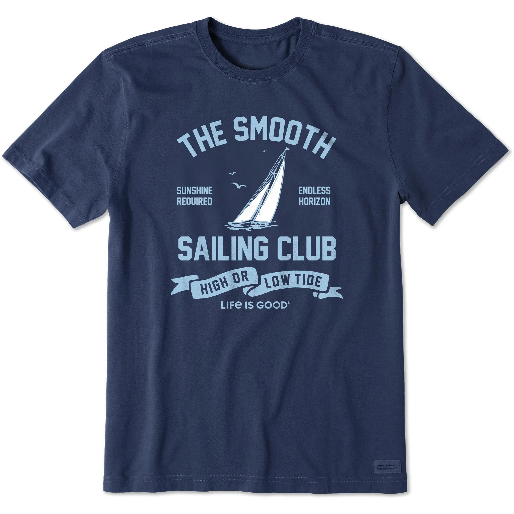 Men's Smooth Sailing Club Short Sleeve Tee Chic Comfort