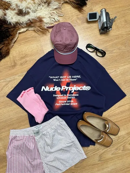 Wicking Interlock Knit Sporty Stretch Fit Seoul Tee Navy