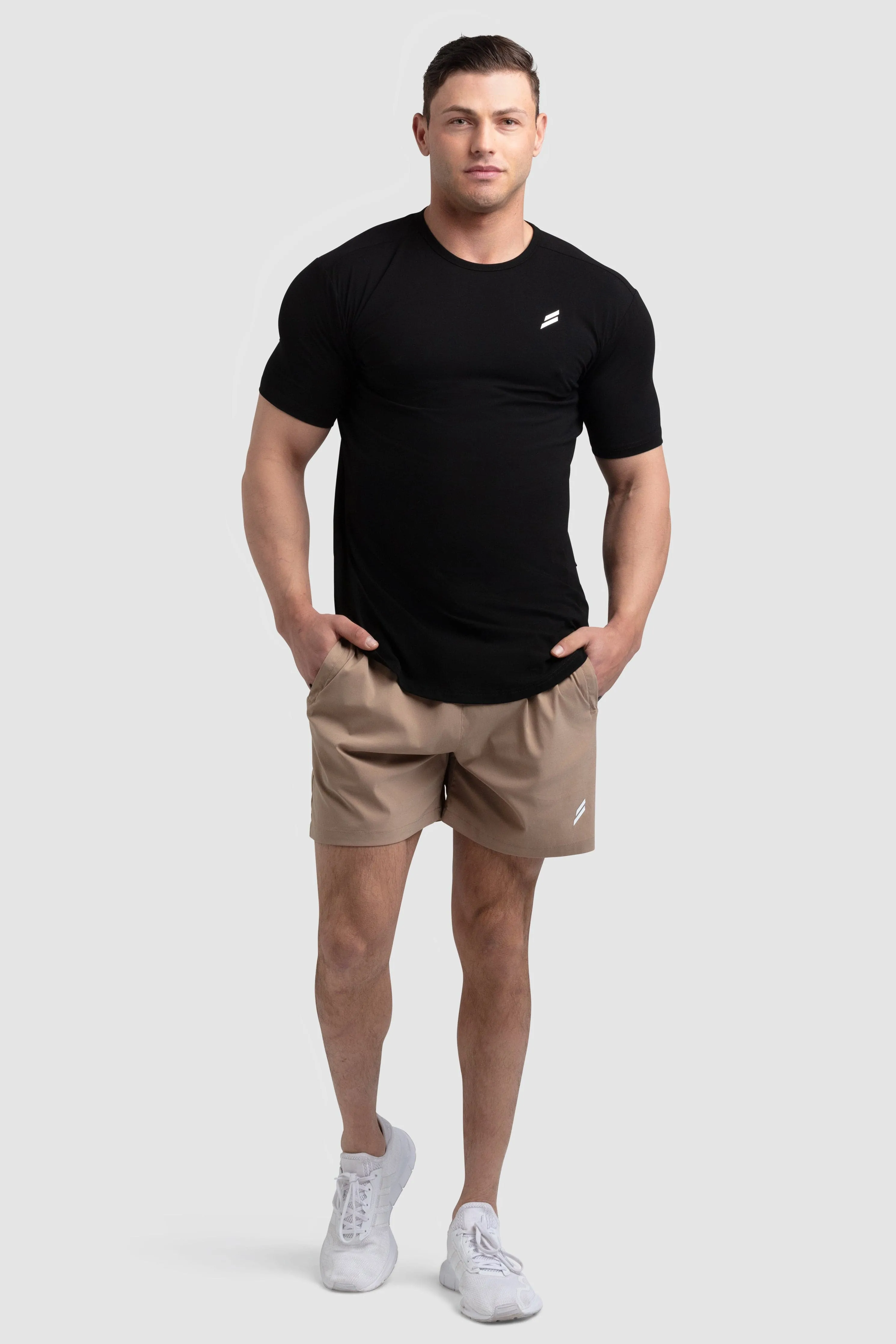 Pastel color Mark Drop Tee V3 - Black