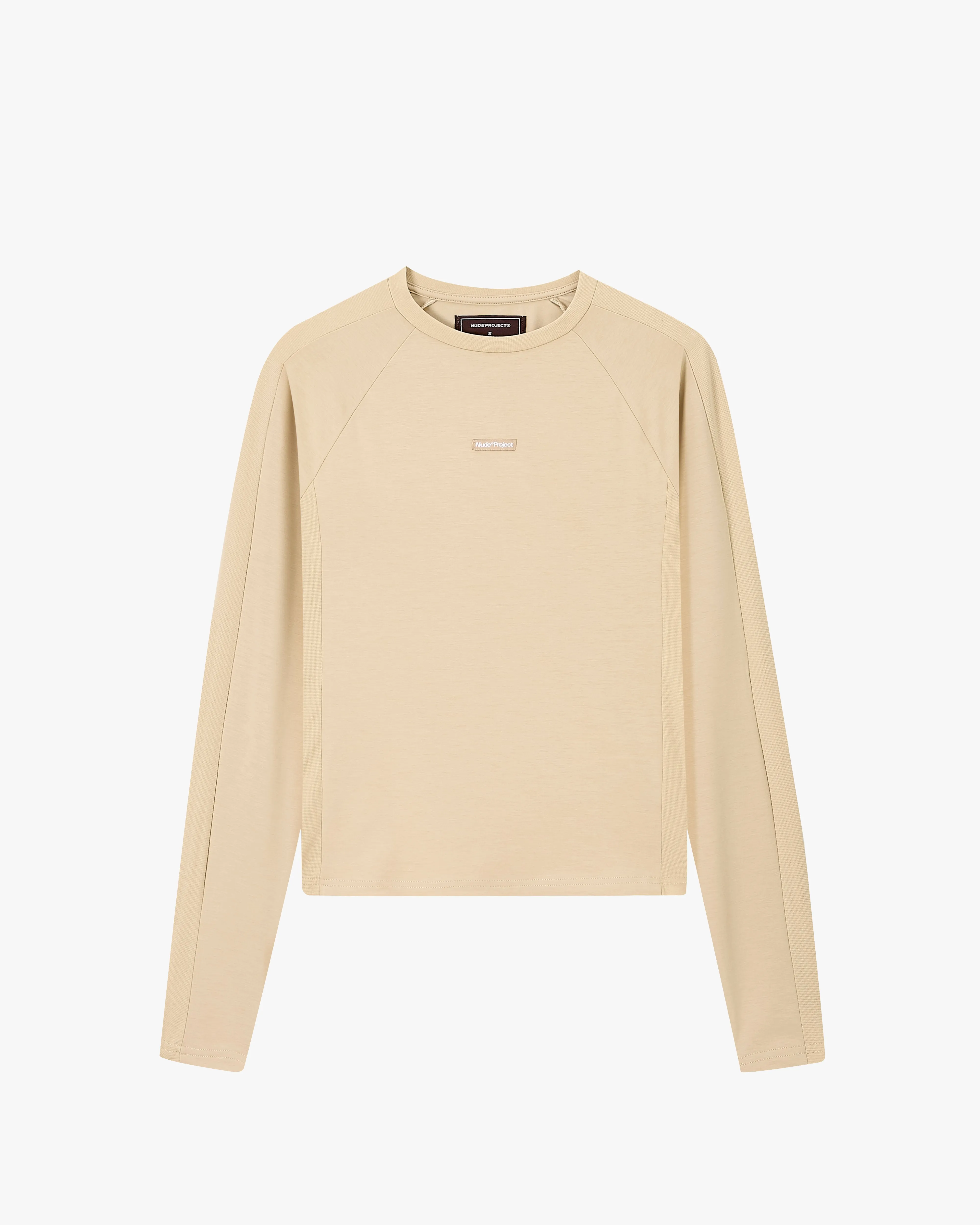 sporty and comfortable Tech Longsleeve Beige