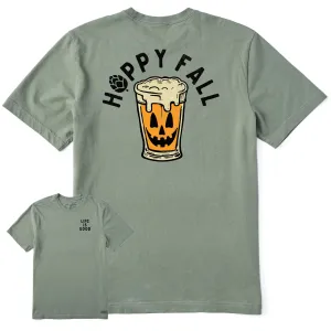Men's Showtime Hoppy Fall Pint Short Sleeve Crusher-LITE Tee Cashmere combination Crew Neck Design