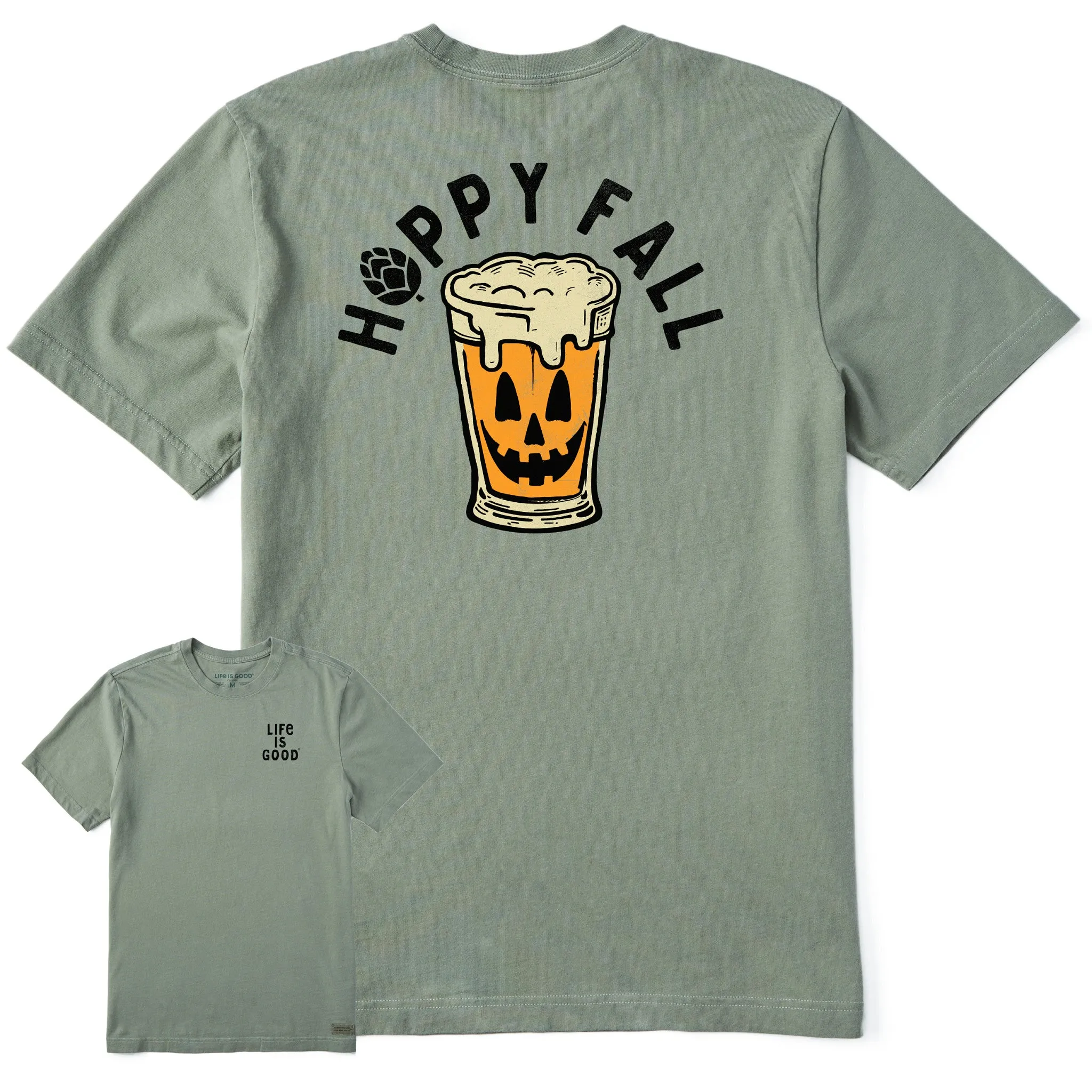 Men's Showtime Hoppy Fall Pint Short Sleeve Crusher-LITE Tee Relaxed Waistband Abrasion resistant