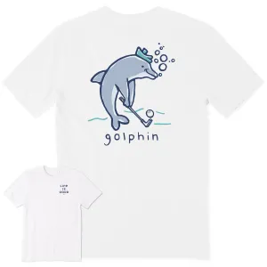Lightweight Style Men's Golphin Short Sleeve Tee