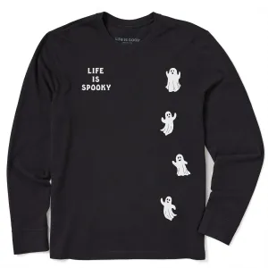 Everyday Look Men's Spooky Ghosts Long Sleeve Crusher Tee