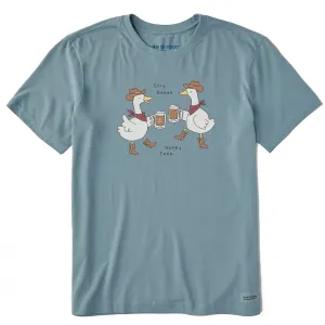 Men's Silly Goose Honky Tonk Short Sleeve Crusher Tee V neck style