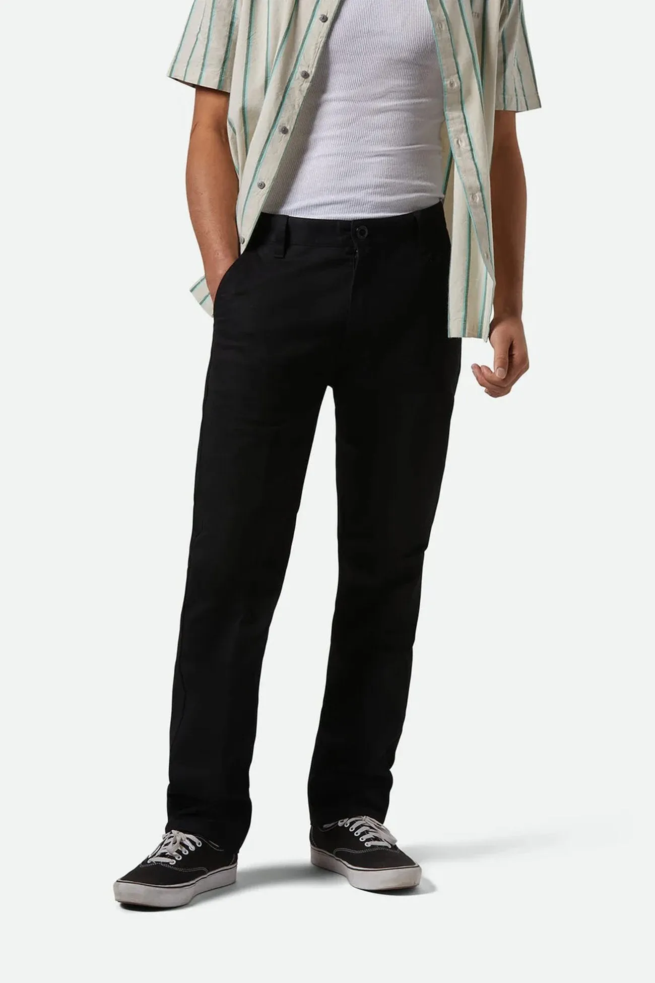 Sleek Design Stretch Flex Choice Chino Regular Pant Black