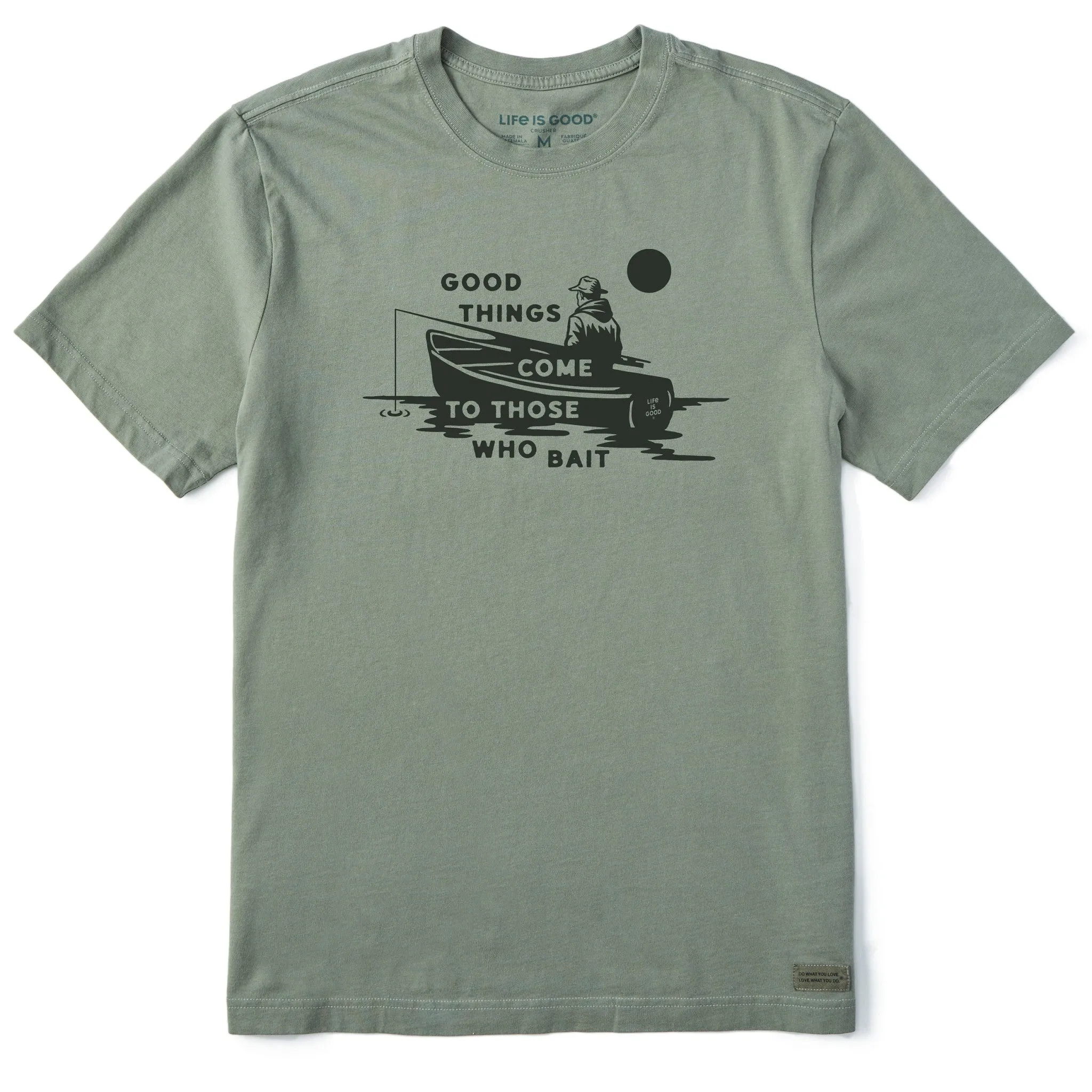waterproof Men's Good Things Come to Those Who Bait Short Sleeve Crusher Tee