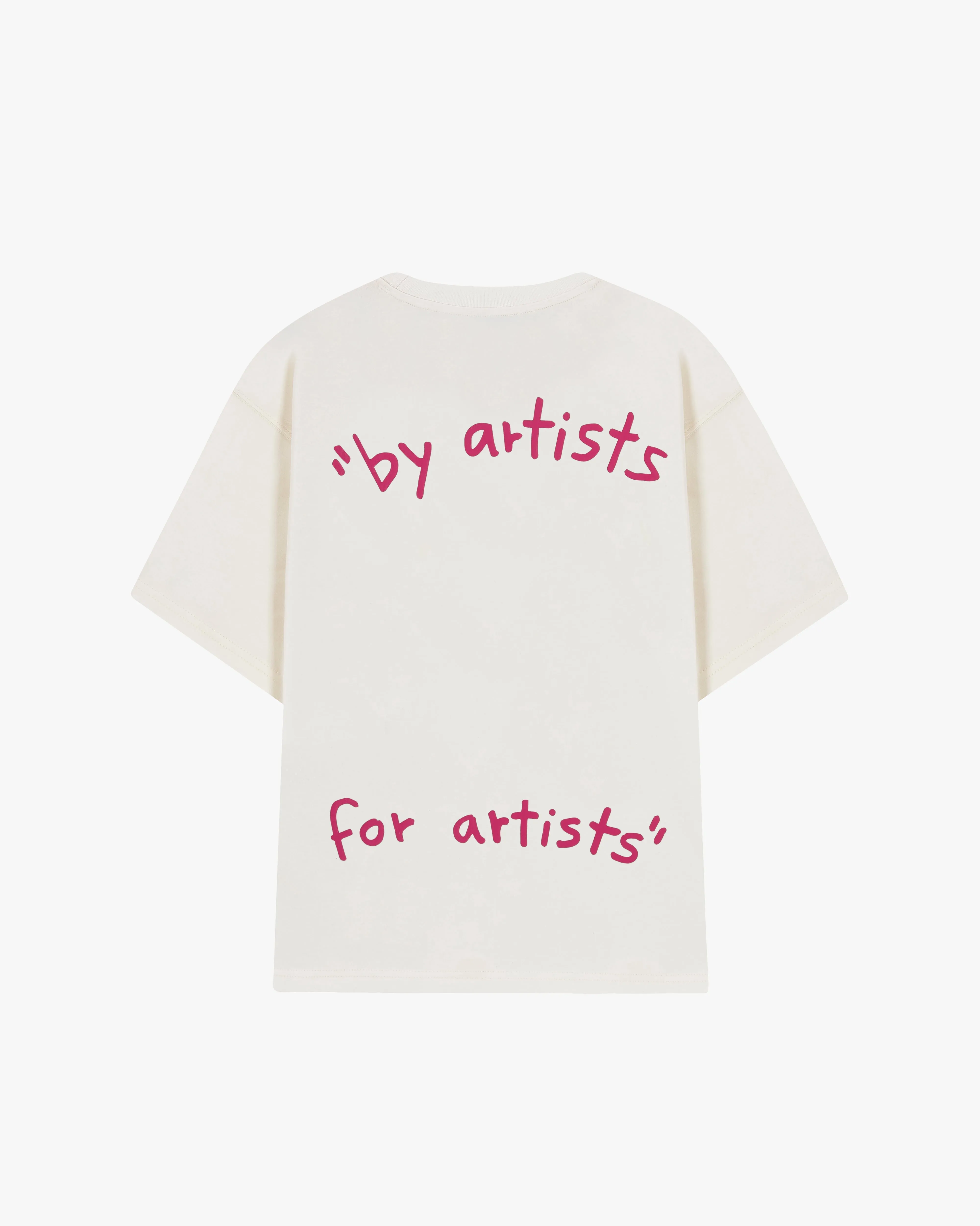 Daily Trend Motto Tee Beige