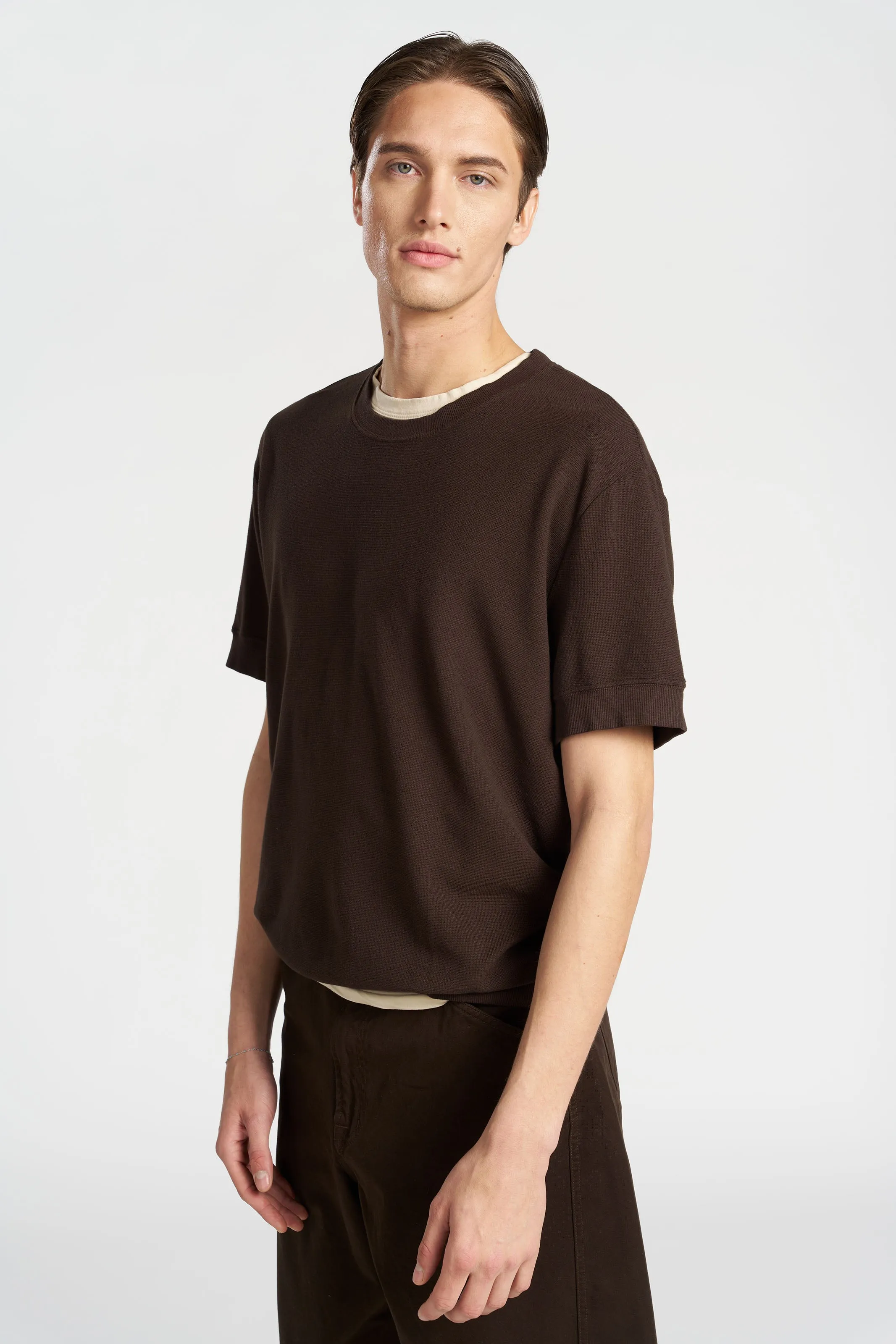 Comfy Fit Layer Travel Style Trend Hendrix Short Sleeve Crew