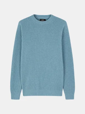 Vilhelm Knit Slate Shrink Resistant Treatment