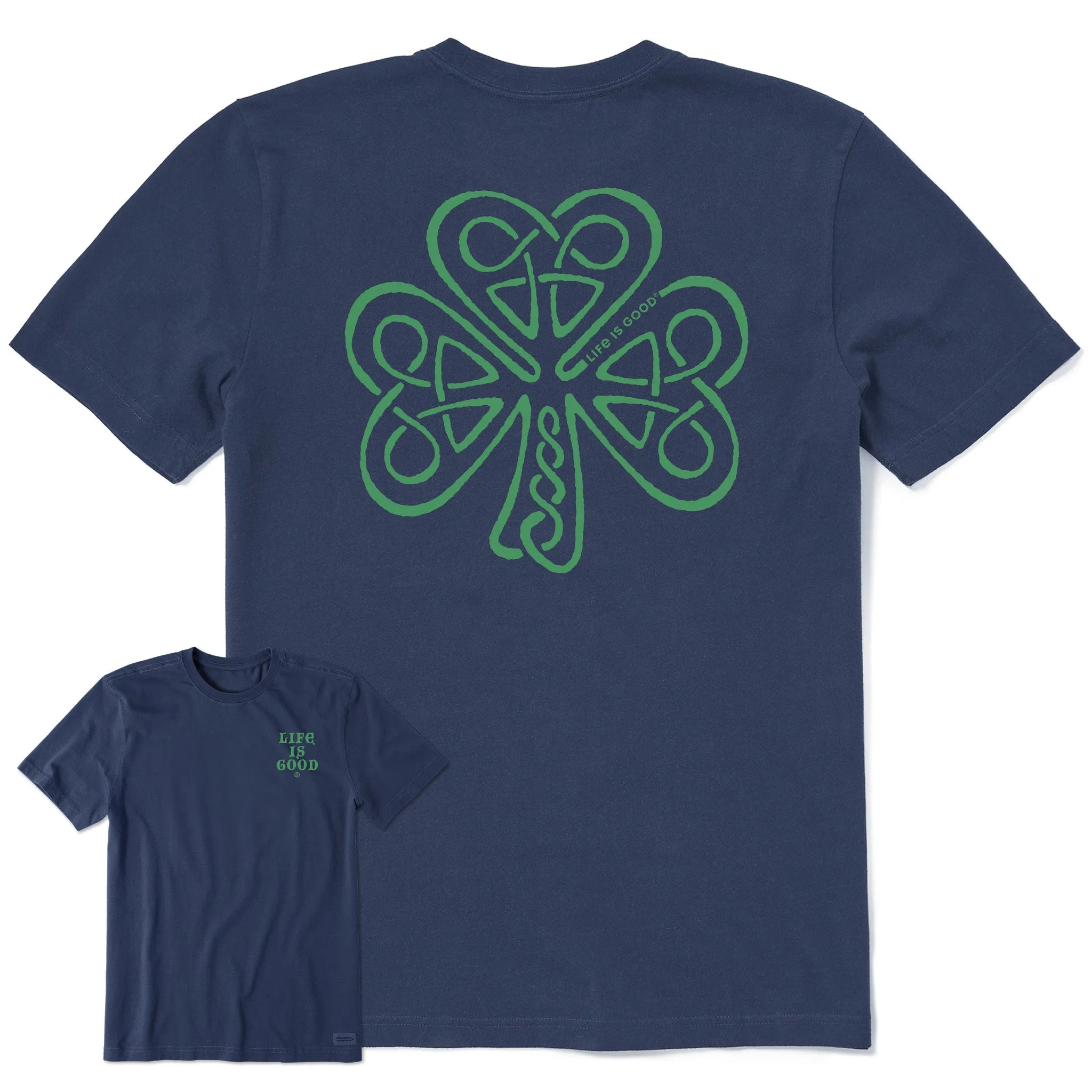 Men's Tribal Loop Shamrock Short Sleeve Crusher Tee Best Seller