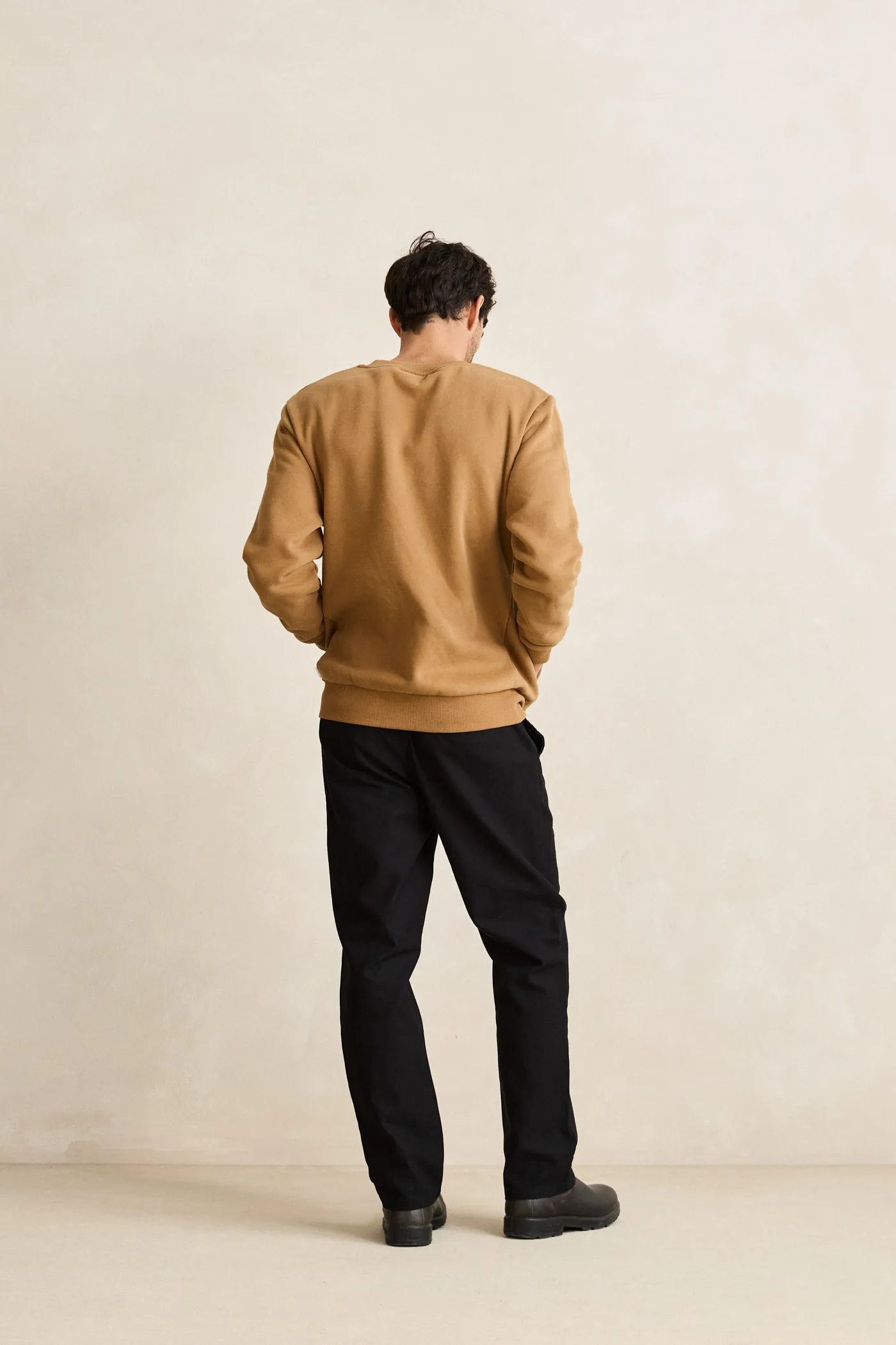 Cold Weather Look Classic Fleece Crew Ochre