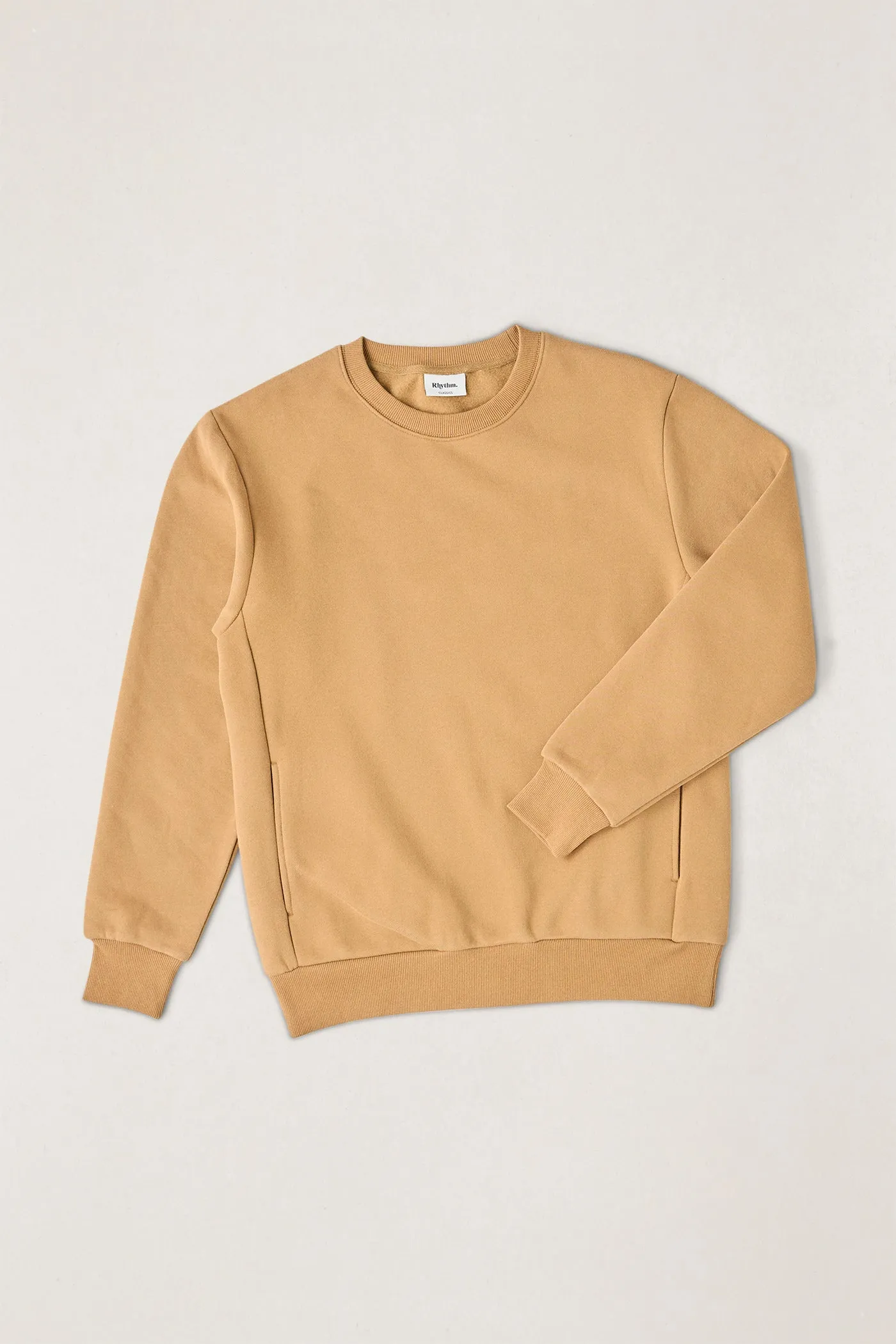 Classic Fleece Crew Ochre product pricing