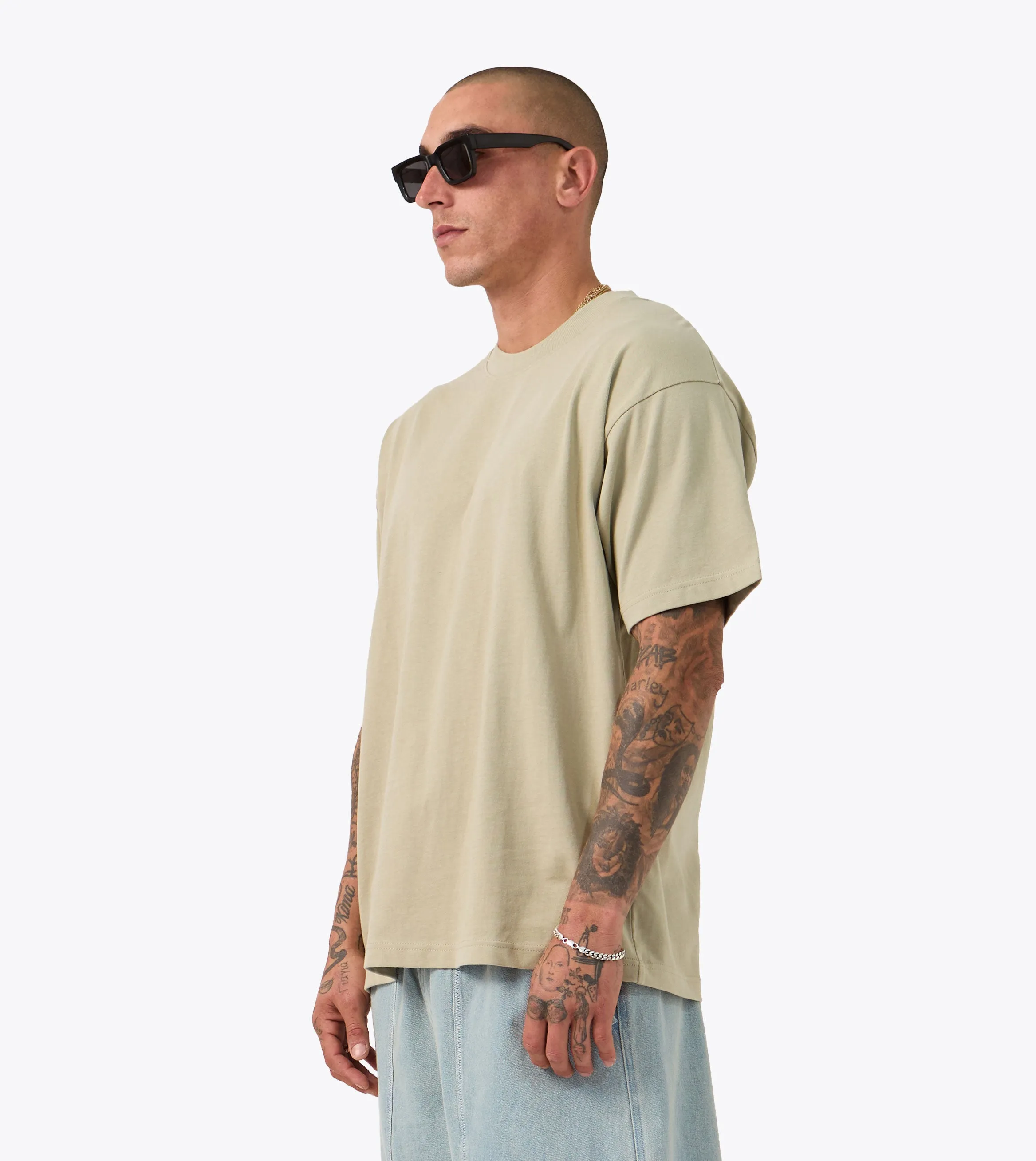 Box Tee Sage Perfect For Relaxing