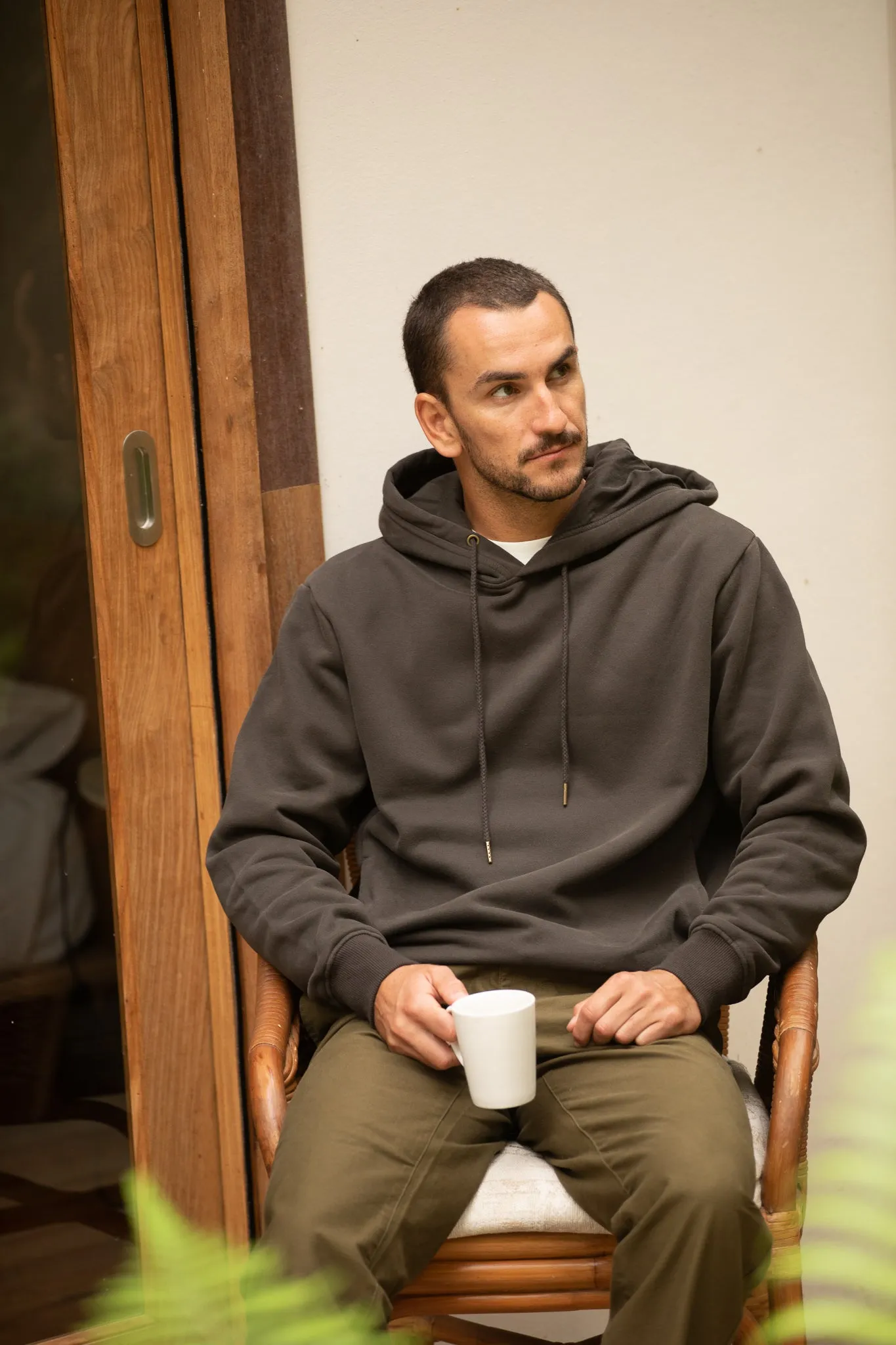 Urban Sporty Classic Fleece Hood Vintage Black