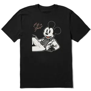 Men's Steamboat Thriller Short Sleeve Crusher Tee Fun and Relaxed Comfy and Versatile