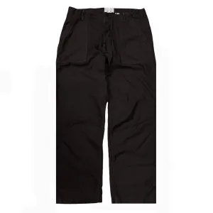 107 60's era GI chinos in 12 oz West Point Black Baker Back Cotton Satin Shape Flex