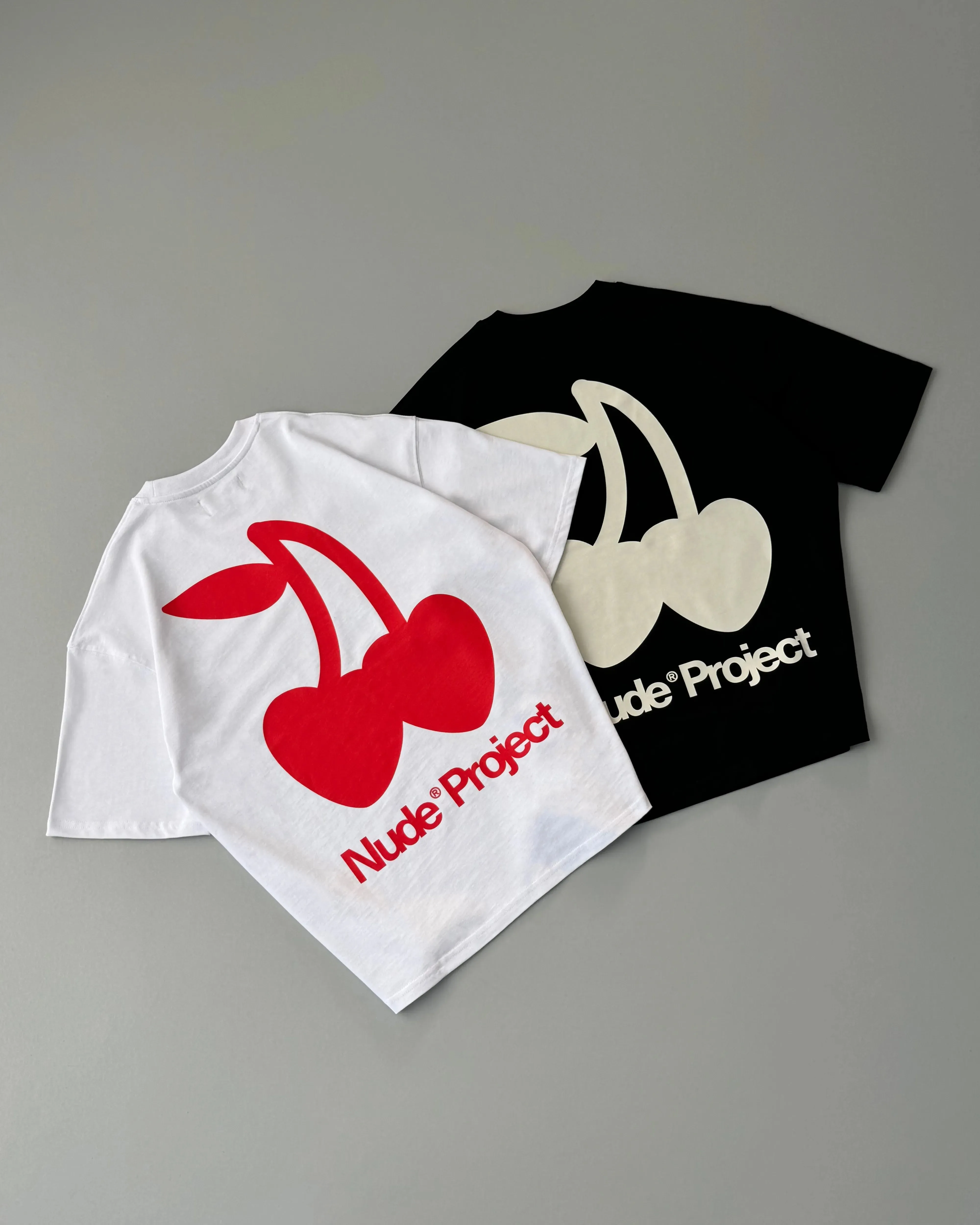 Gym workout Cherry Logo Tee White