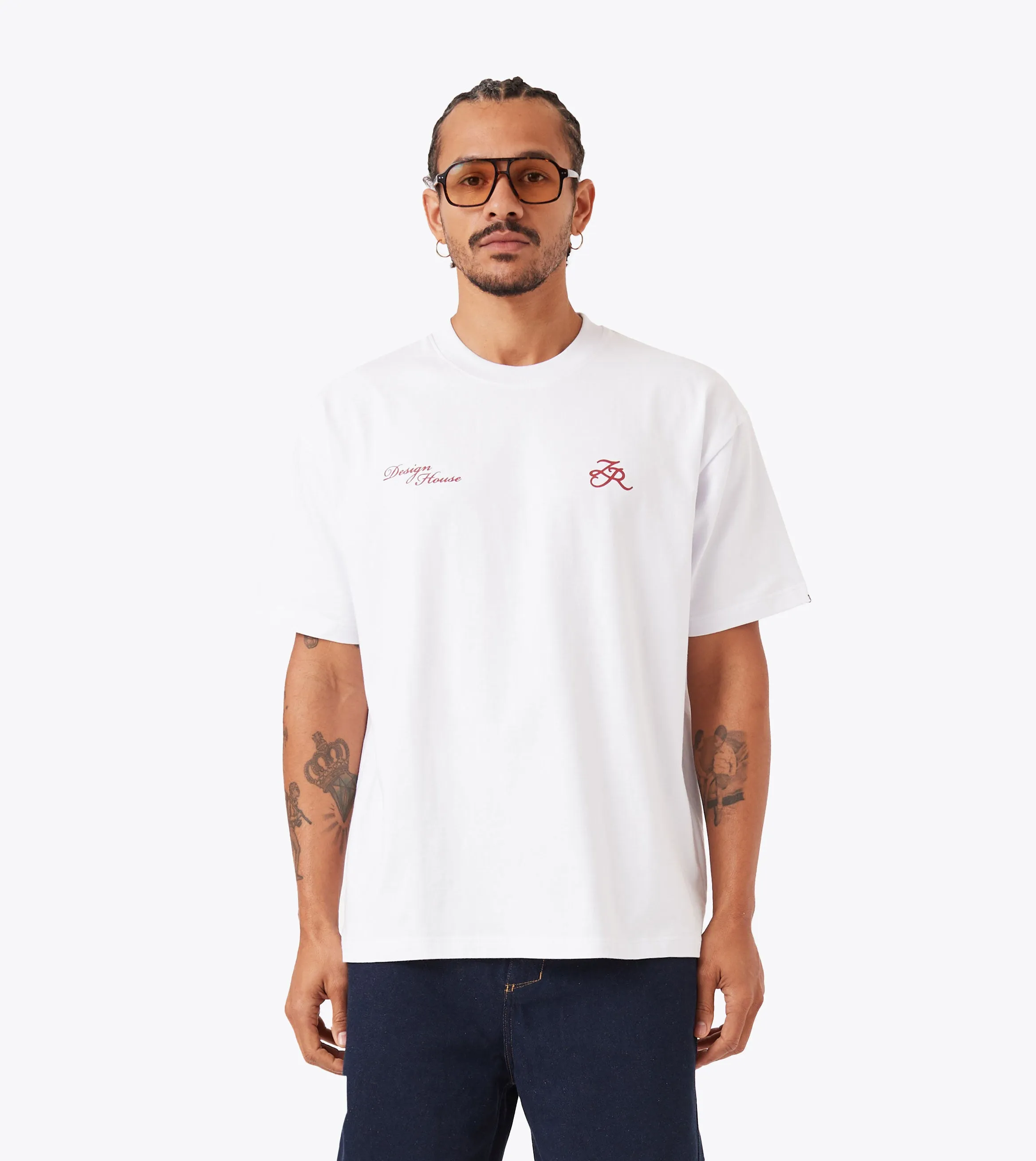 Chilly Day Essentials coordinate with other items Design House Box Tee White