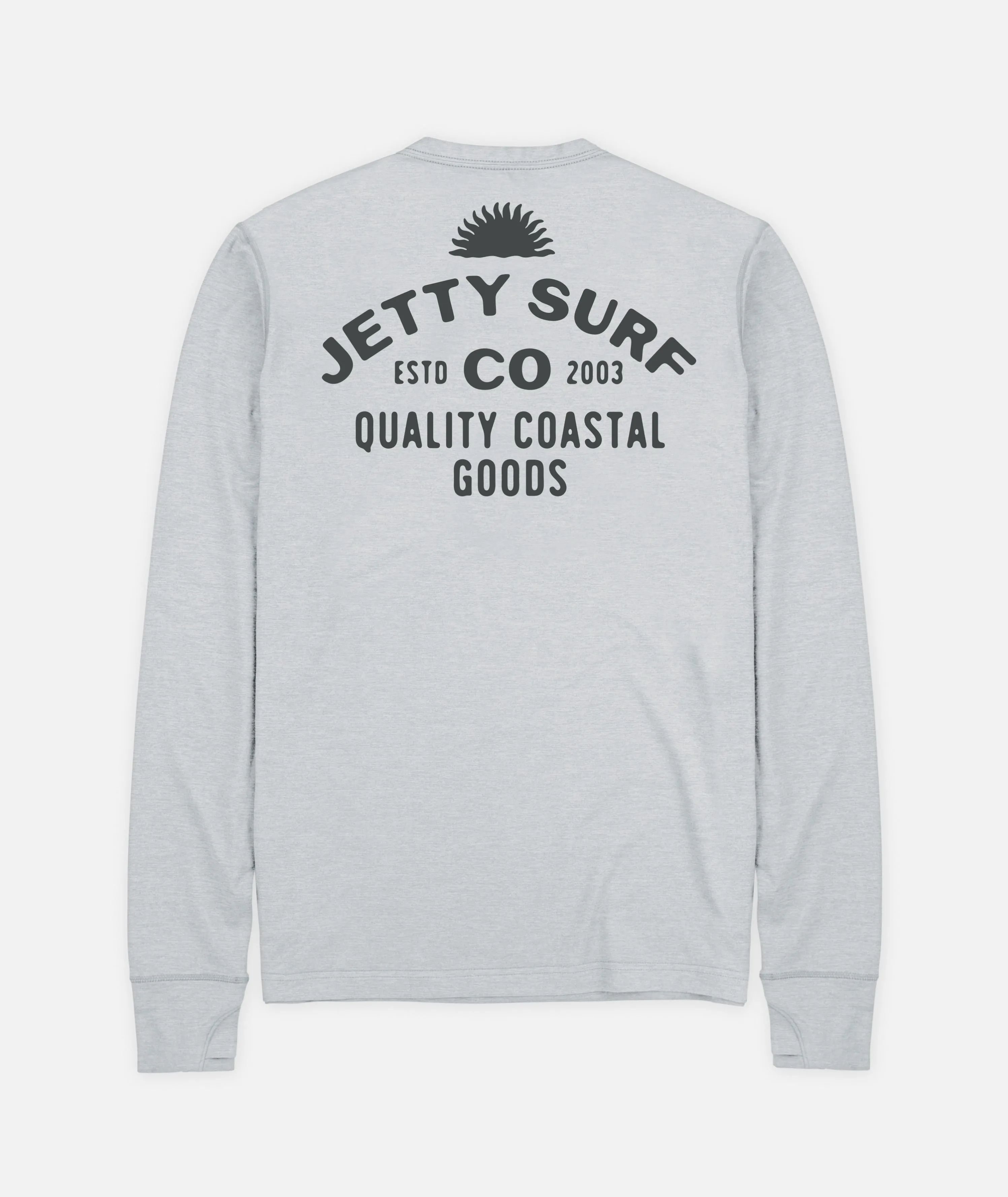 Perfectly Fit color blocking Harrington Base Layer - White